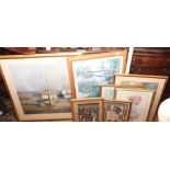 Large quantity of assorted modern pictures