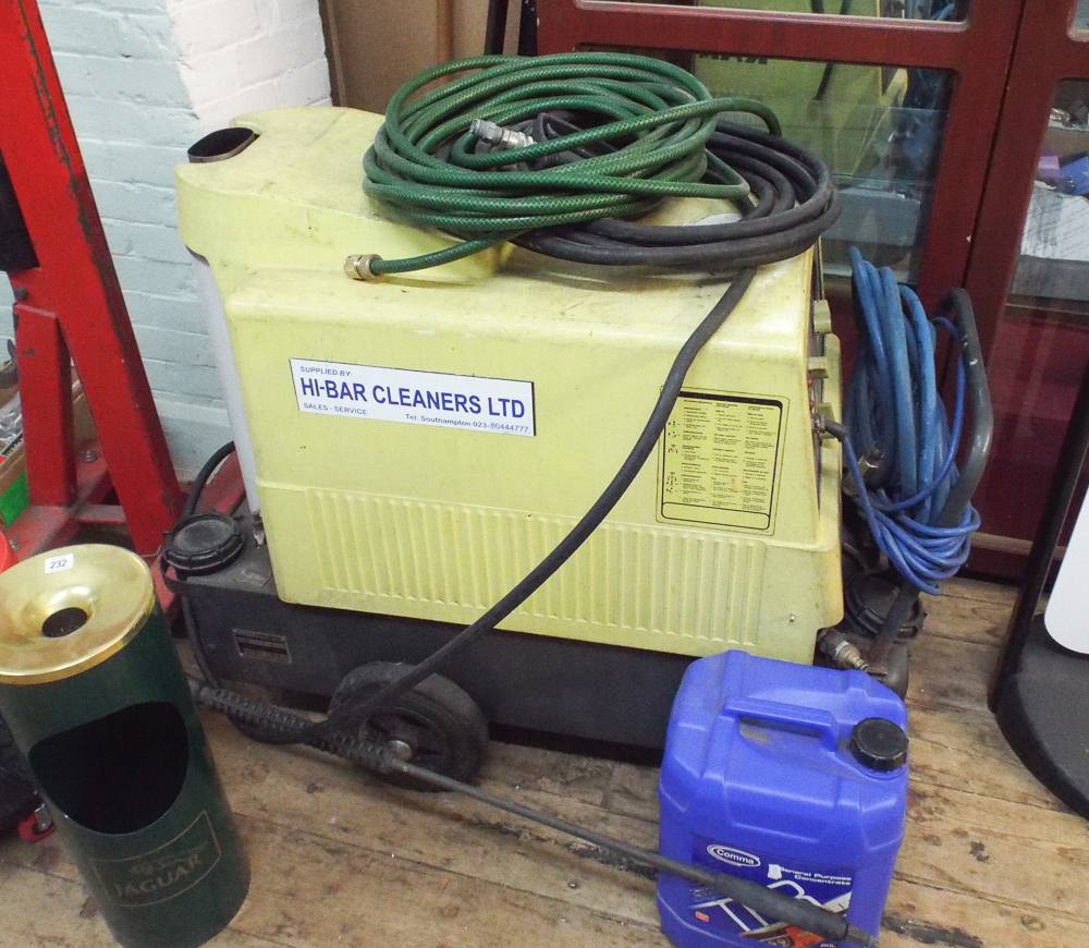 Karcher HDS steam cleaner hot and cold with twin tank,