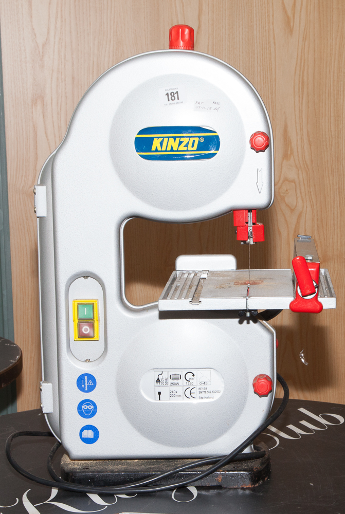 Small Kinzo table top electric band saw