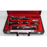 Jean Martin of Paris Clarinet in fitted case