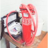 As new frost auto restoration compressed air grit blaster with spares and a new tub of grit