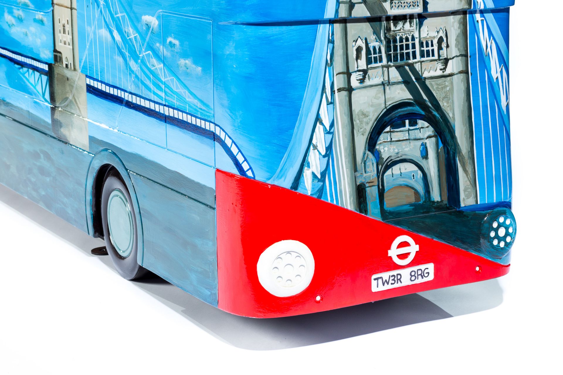 Artist: Michelle Heron  Design: Tower Bridge Bus    About the artist   Michelle was born and - Image 3 of 3