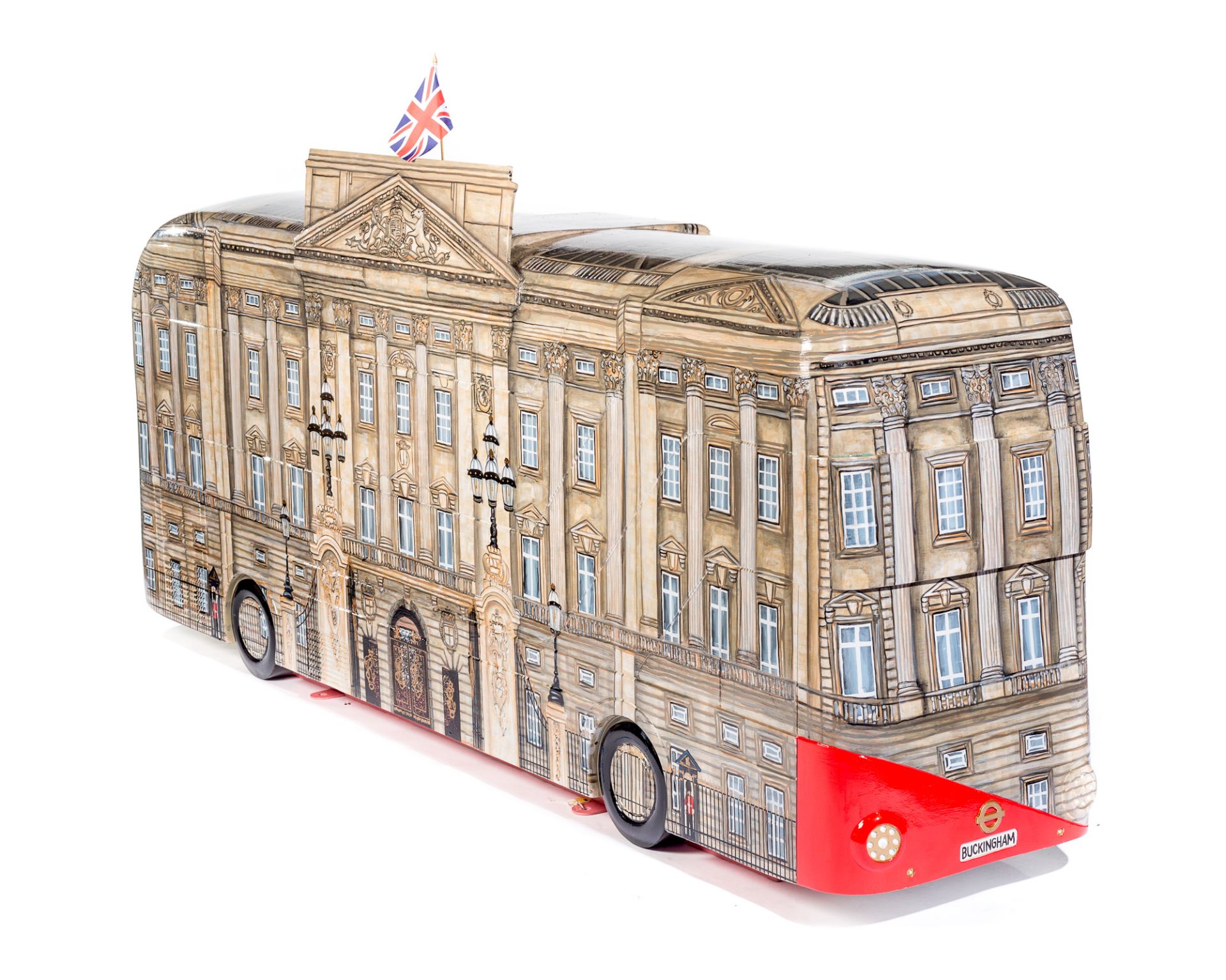Artist: Mandii Pope  Design: Buckingham Palace Bus    About the artist   Inspired by iconic London