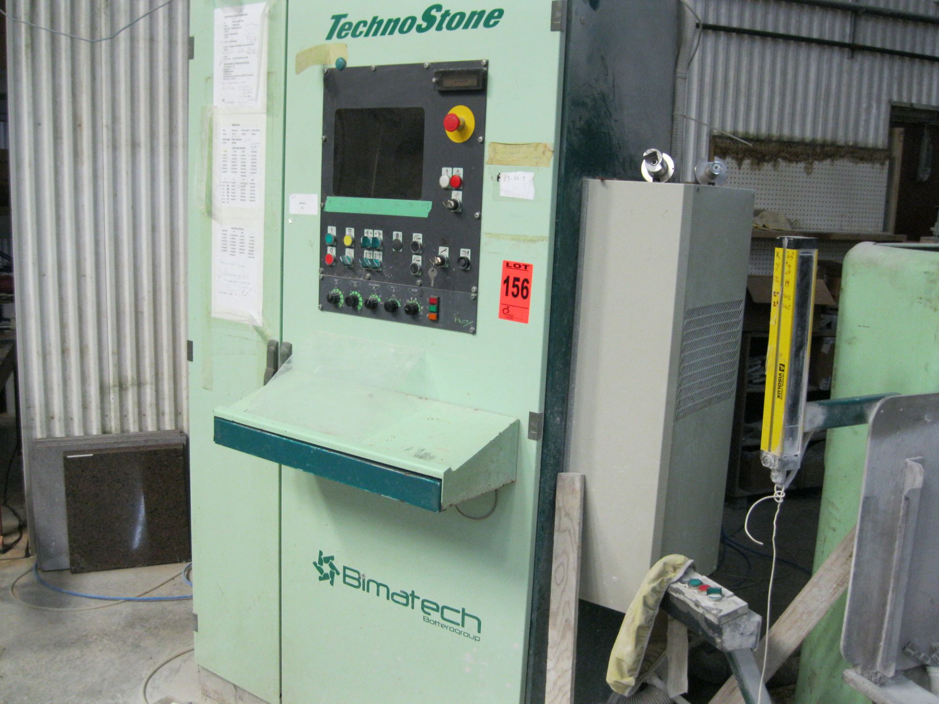 2004 Bimatech CNC router contouring machining center model TechnoStone S/N GG1400-0181 table 90.5" x - Image 6 of 10