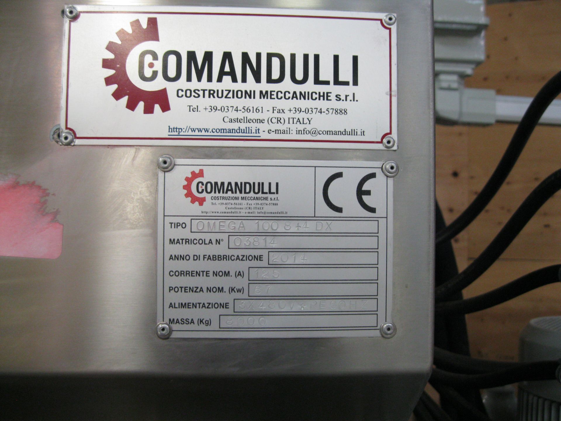 2014 Comandulli automatic multi-spindle conveyor belt polishing machine model Omega-100 8+4 DX  S/ - Image 2 of 12