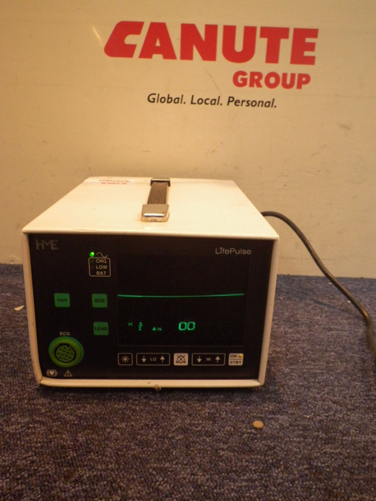 HME Life Pulse ECG Machine *Powers up*