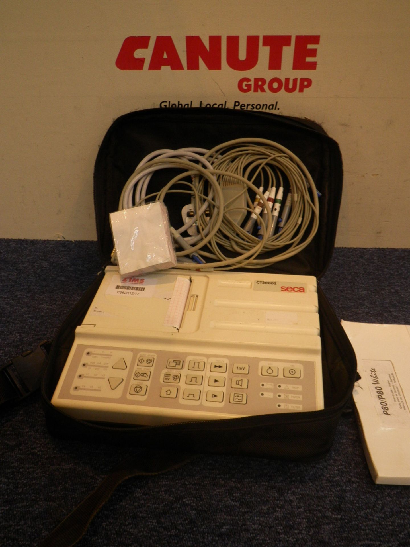 Seca CT3000i ECG Machine with Leads in Case *Powers Up*