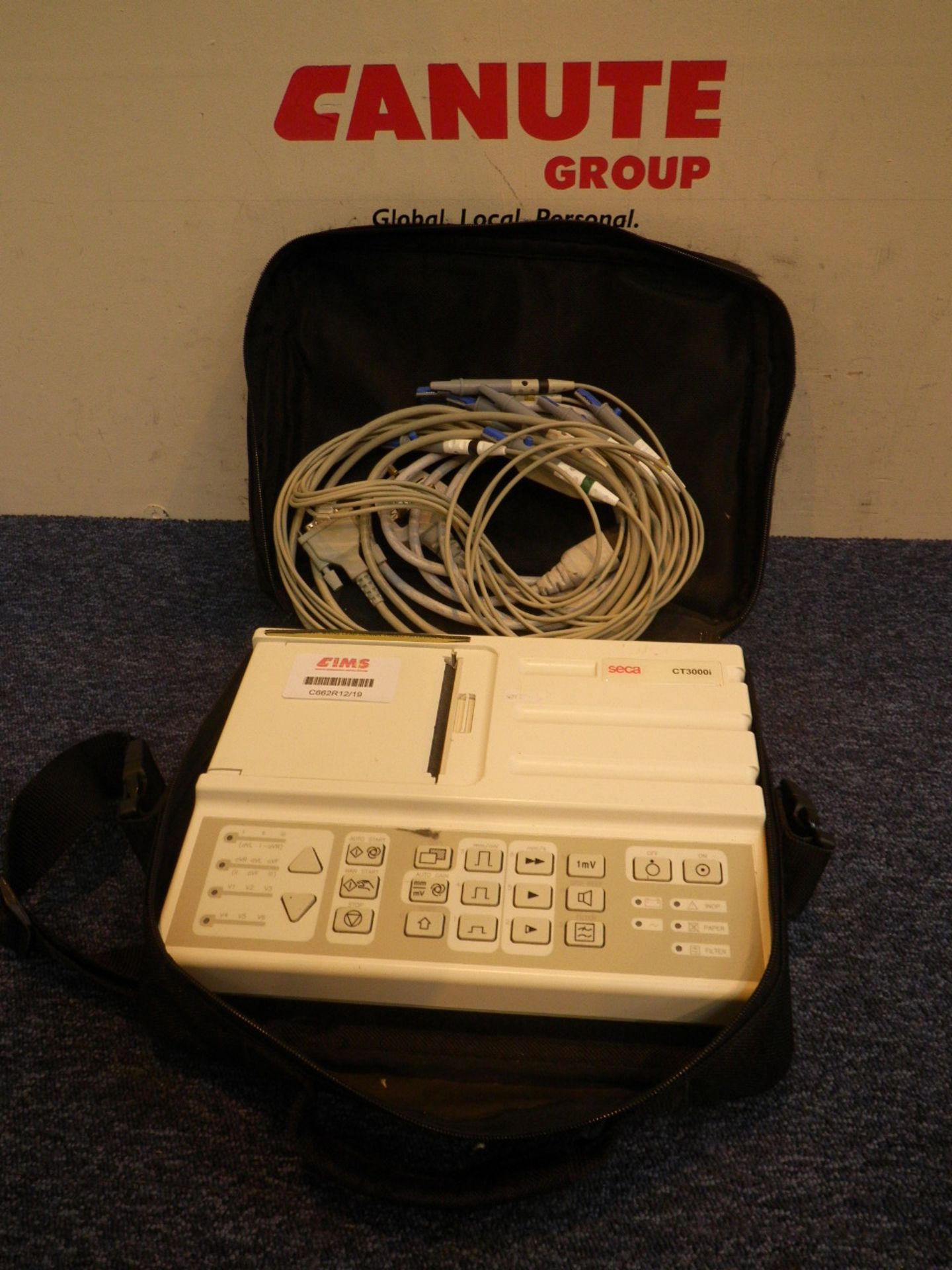 Seca CT3000i ECG Machine with Leads in Case *Powers Up*