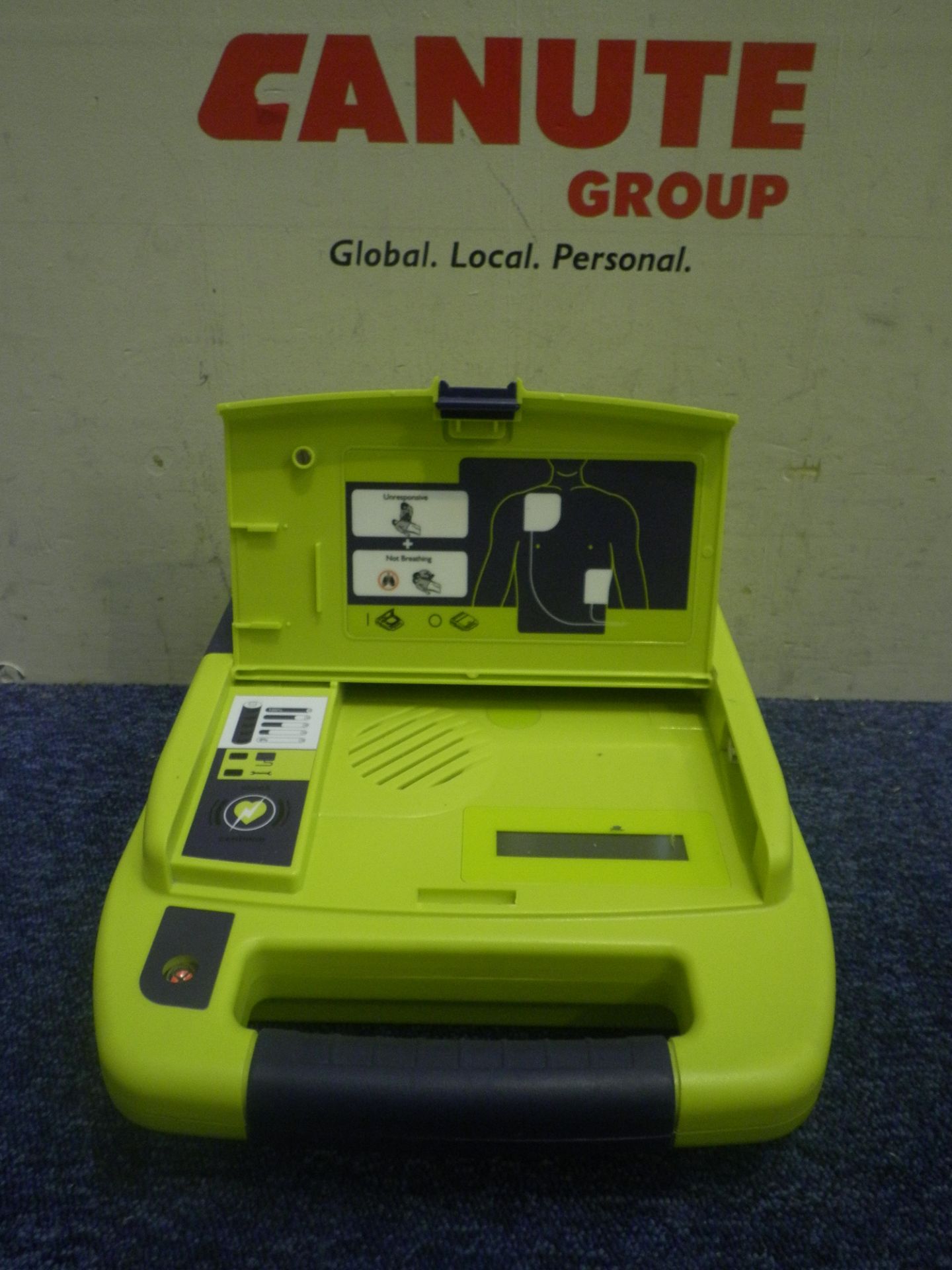 Cardiac Science PowerHeart AED Defibrillator Model 9200RD Option X01 *No Battery*