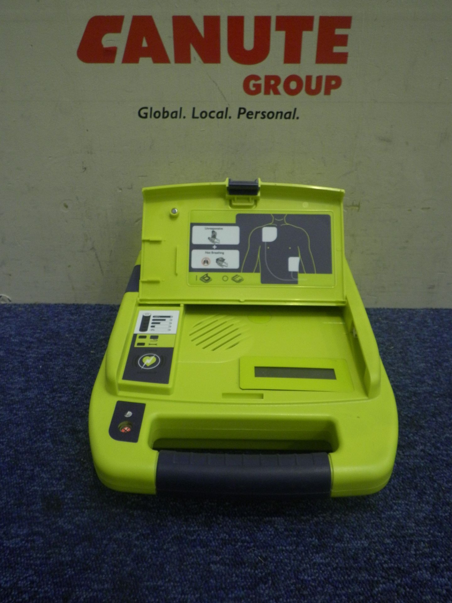 Cardiac Science PowerHeart AED Defibrillator Model 9200RD Option X01 *No Battery*