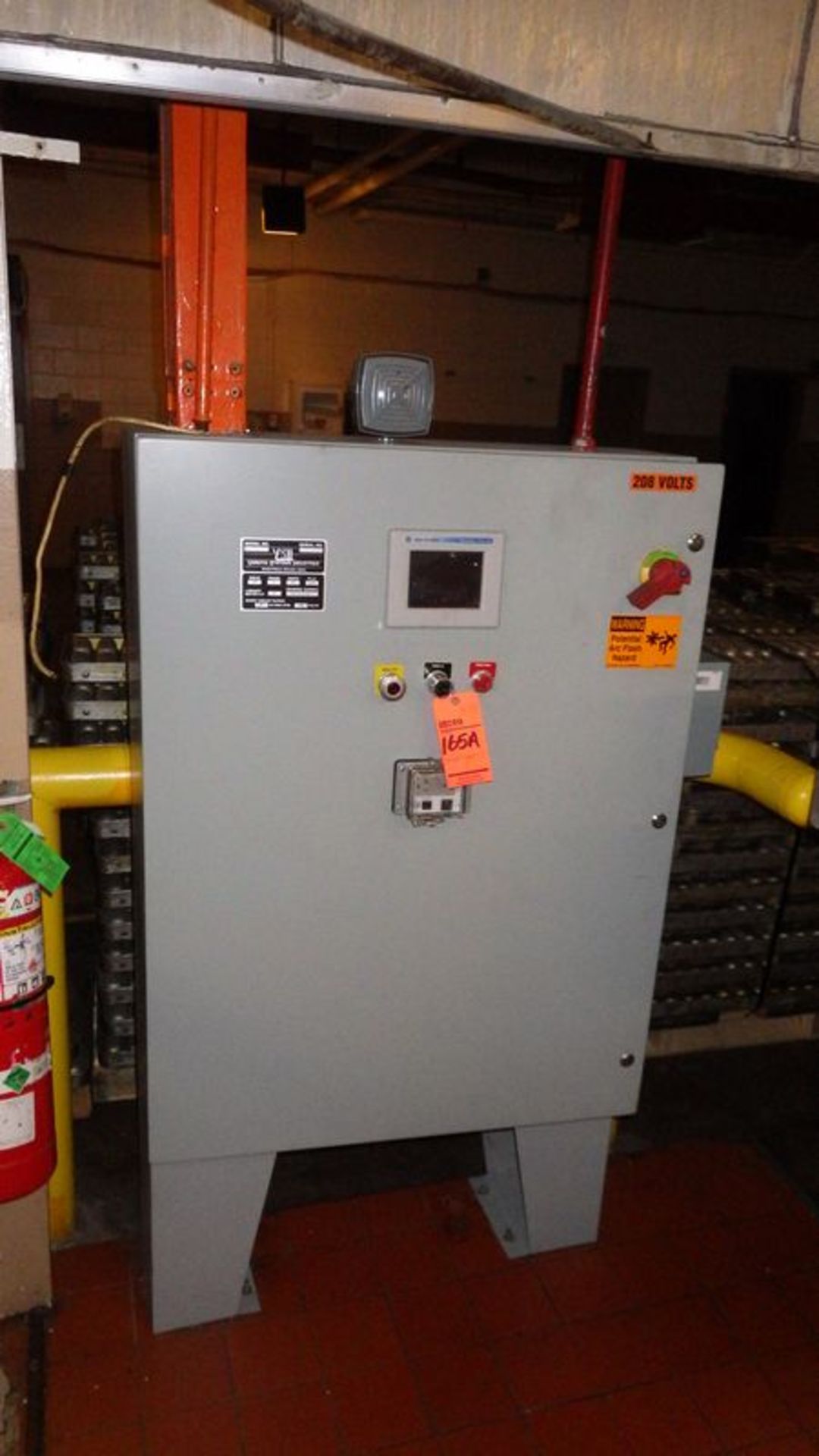 Control panel with Allen-Bradley Panelview 600, Micrologix 1400, and a Powerflex 40 (Subject to