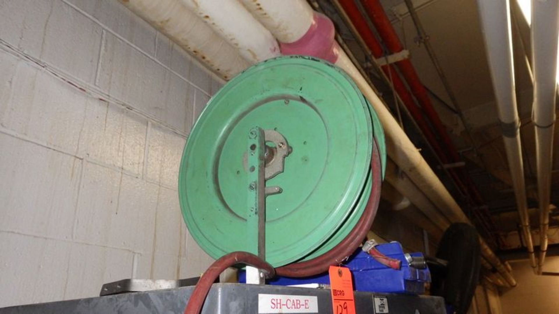 Lot of hose reels, and (1) rack. - Image 9 of 9