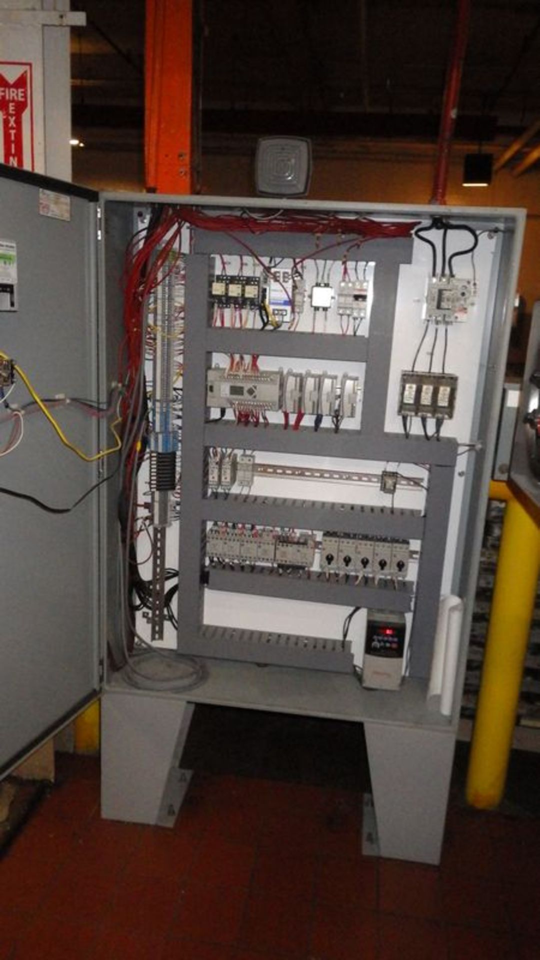 Control panel with Allen-Bradley Panelview 600, Micrologix 1400, and a Powerflex 40 (Subject to - Image 4 of 4