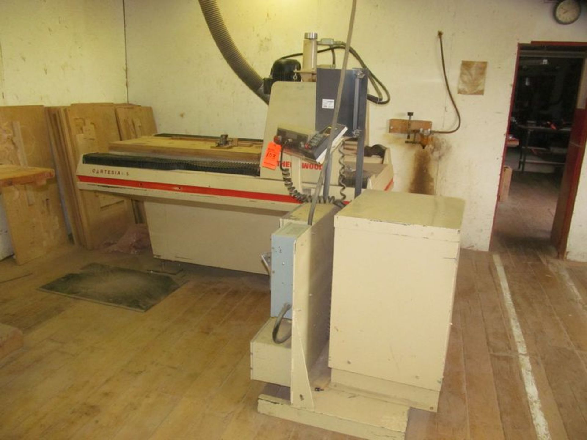 Thermwood Cartesian 5 CNC router, M/N C20, S/N 08VPA00551184R, with 12 HP spindle, 3 PH, 220V, 22.