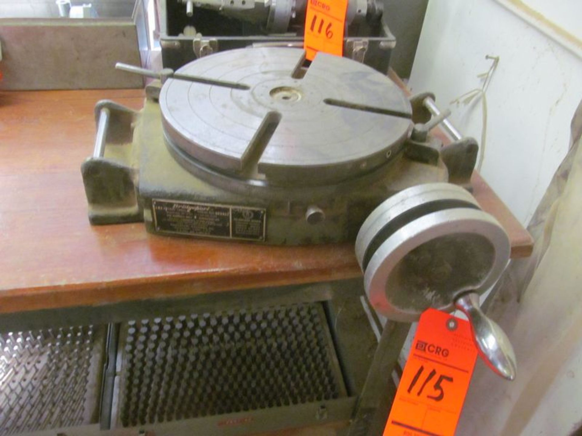 Bridgeport 12" rotary table, S/N 10211