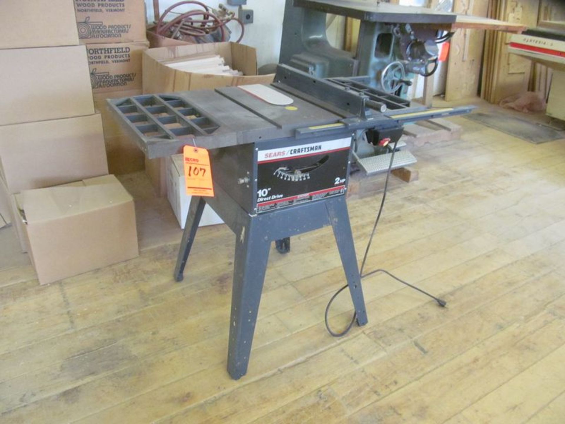 Sears Craftsman 10" direct drive table saw, M/N 113.226880, 2 HP, 1 PH, 110V