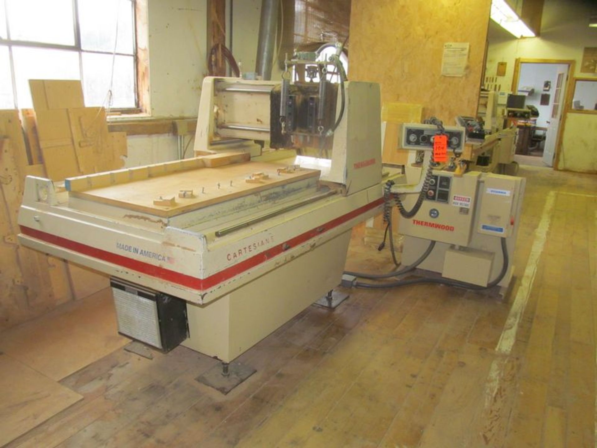 Thermwood Cartesian 5 CNC router, M/N C20, S/N C2006VP0371283, with 12 HP spindle, 3 PH, 220V, 22.