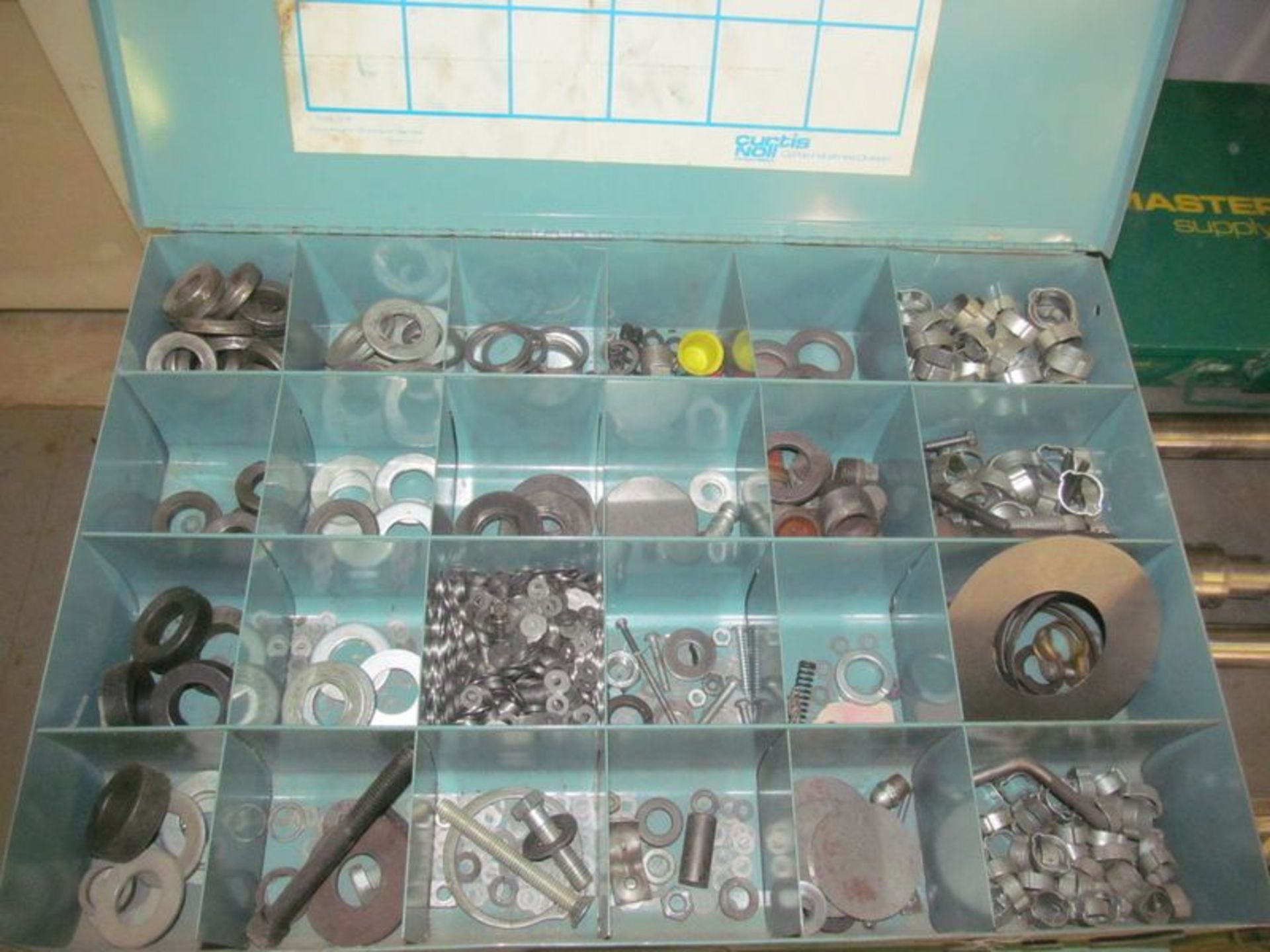 Lot ass't parts cabinets with contents, includes bearings, hardware, hold downs, etc. - Image 7 of 14