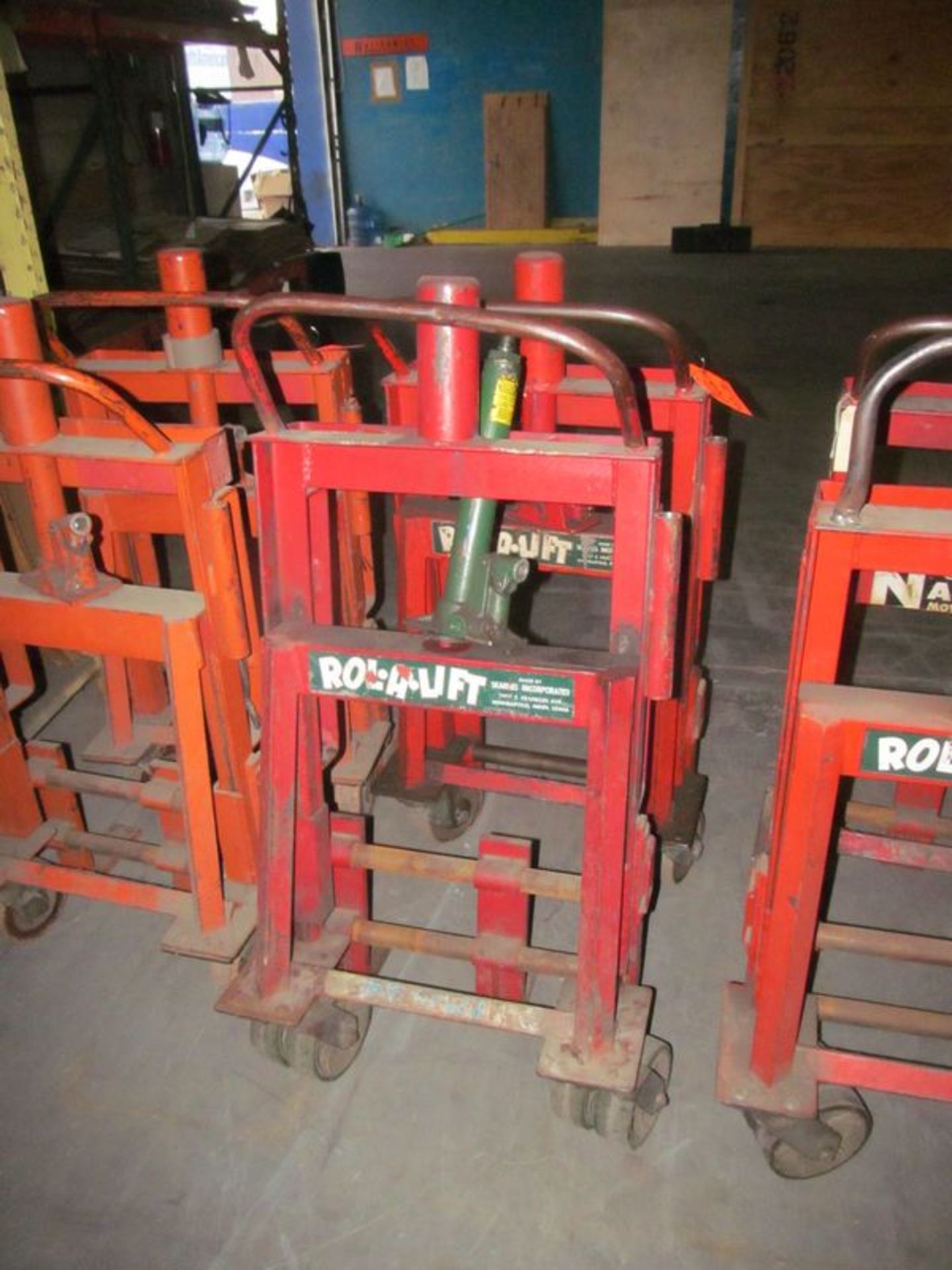 Lot (1) pair safe & machinery moving dollies