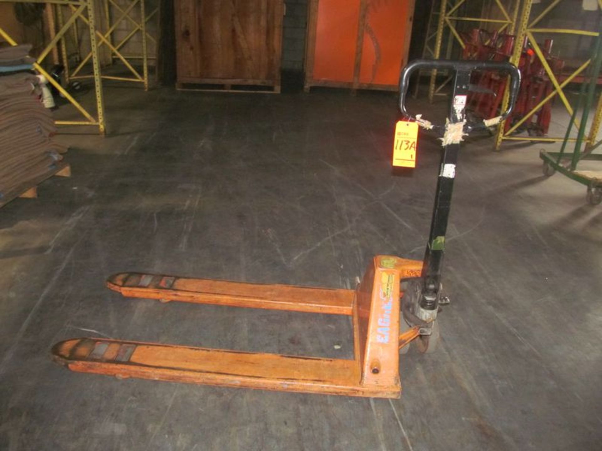 Hydraulic pallet jack, 27" X 48" forks, 5,000 lb cap