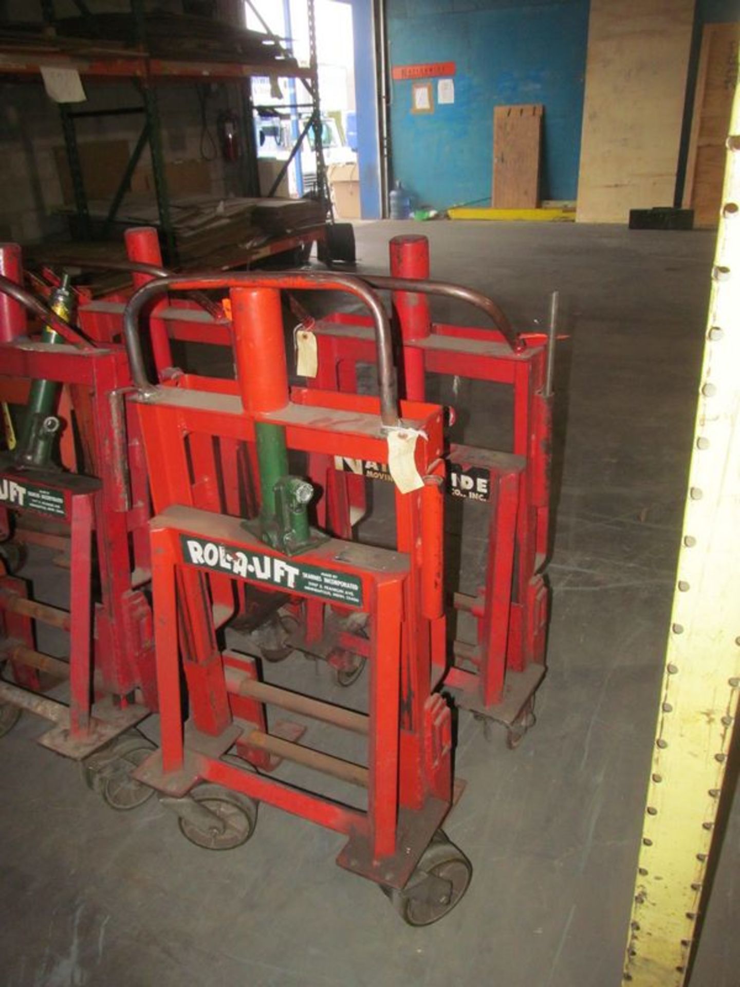 Lot (1) pair safe & machinery moving dollies