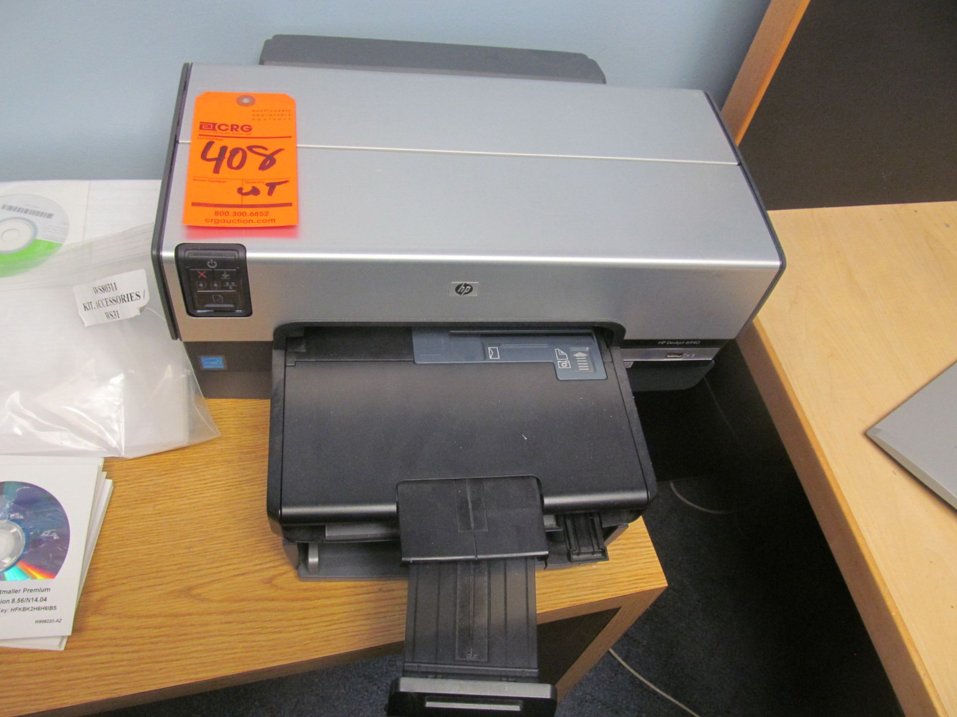 Lot (4) ass't printers including (2) HP J4580 all-in-one, (1) HP Deskjet 6940 and (1) HP Deskjet - Image 2 of 3