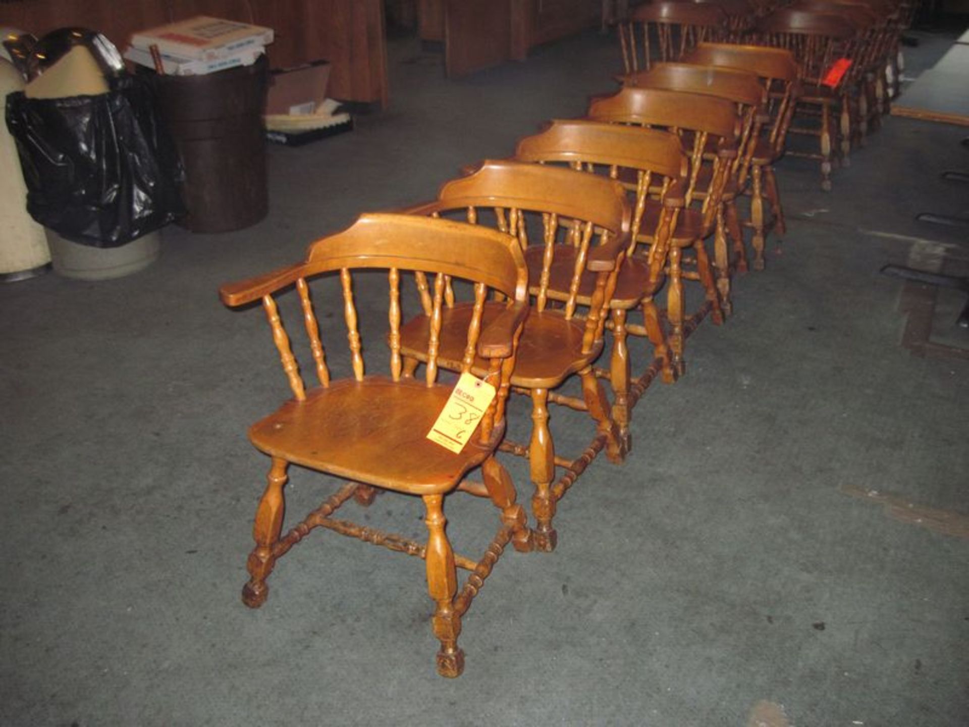 Maple captain chairs