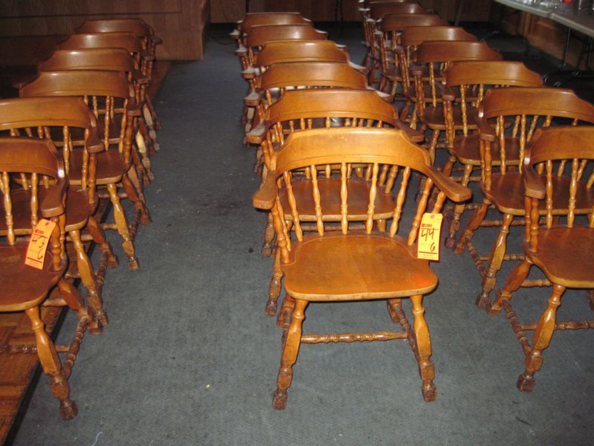 Maple captain chairs