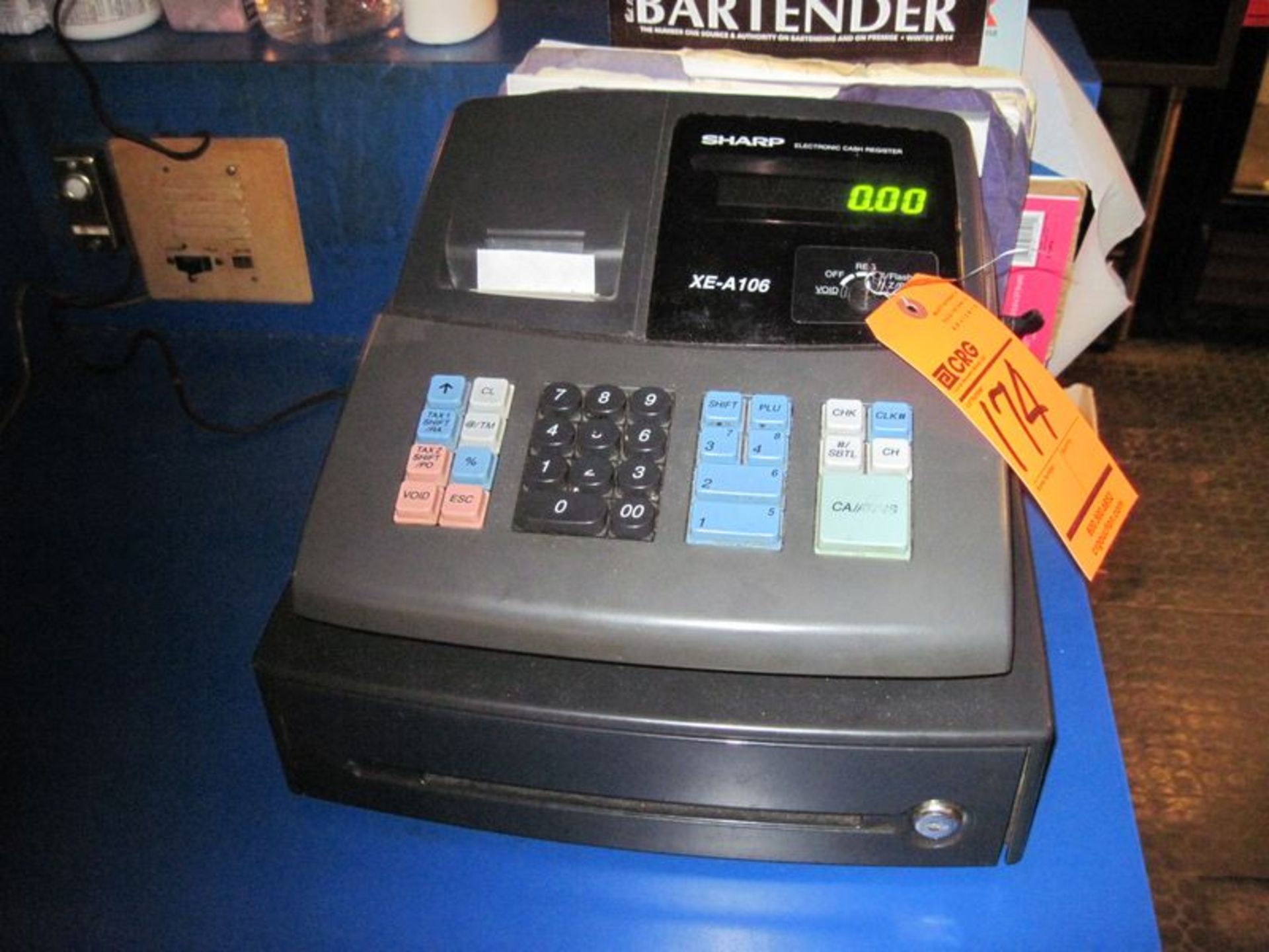 Sharp XEA106 electric cash register