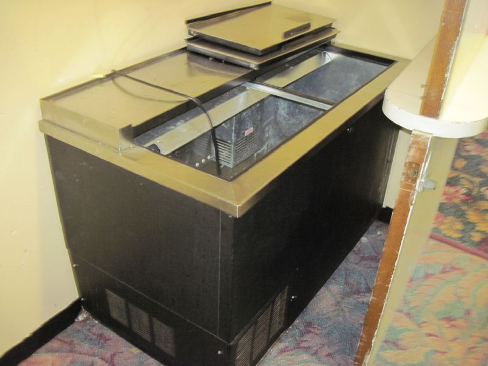 Lot contents of rooms includes ice machine bin, 2-door self-contained cooler, ass't maintenance - Image 2 of 7