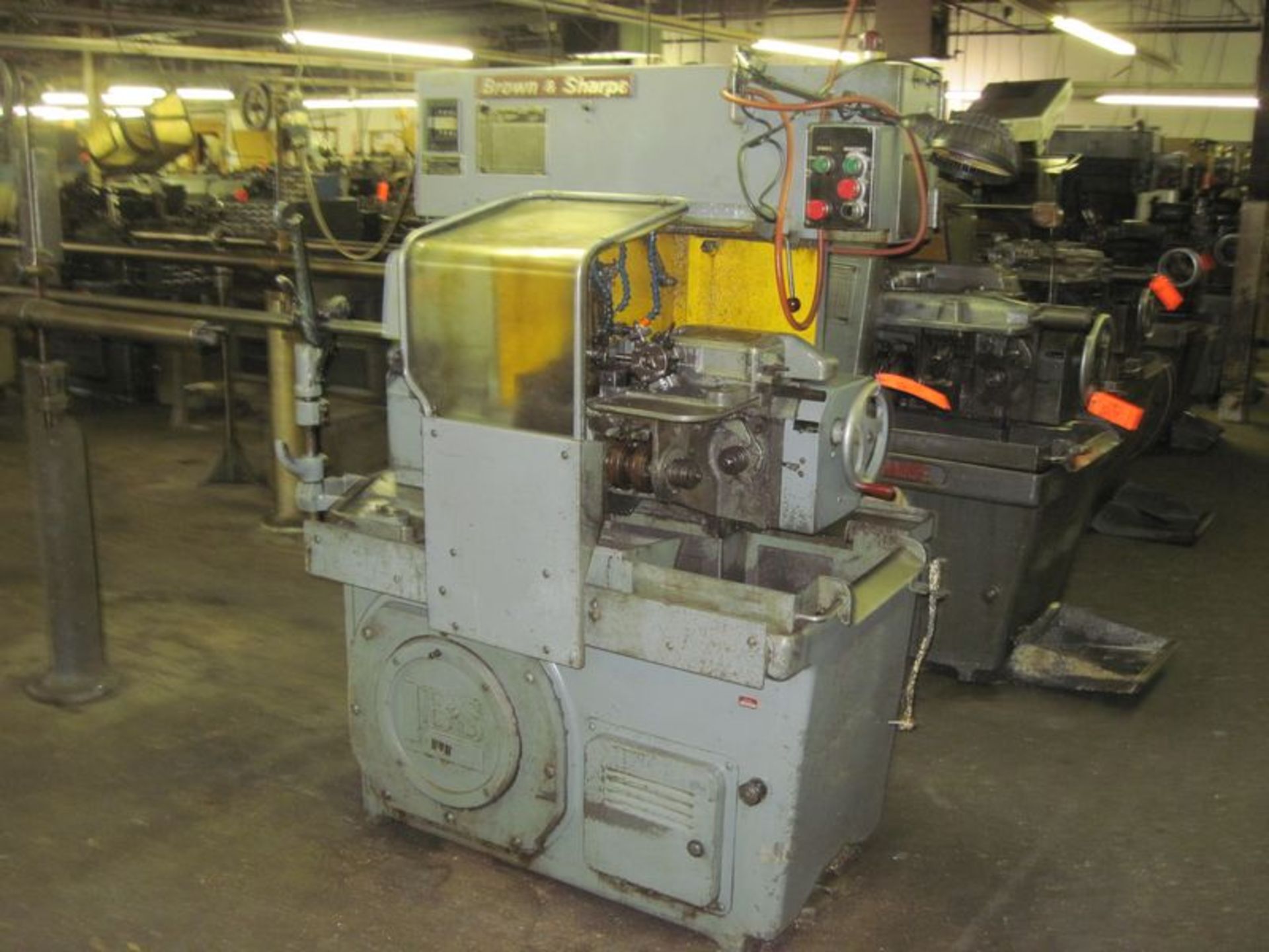 Brown & Sharpe automatic screw machine, M/N 00, S/N 542-00-8713, 3/4" cap, single vertical slide,