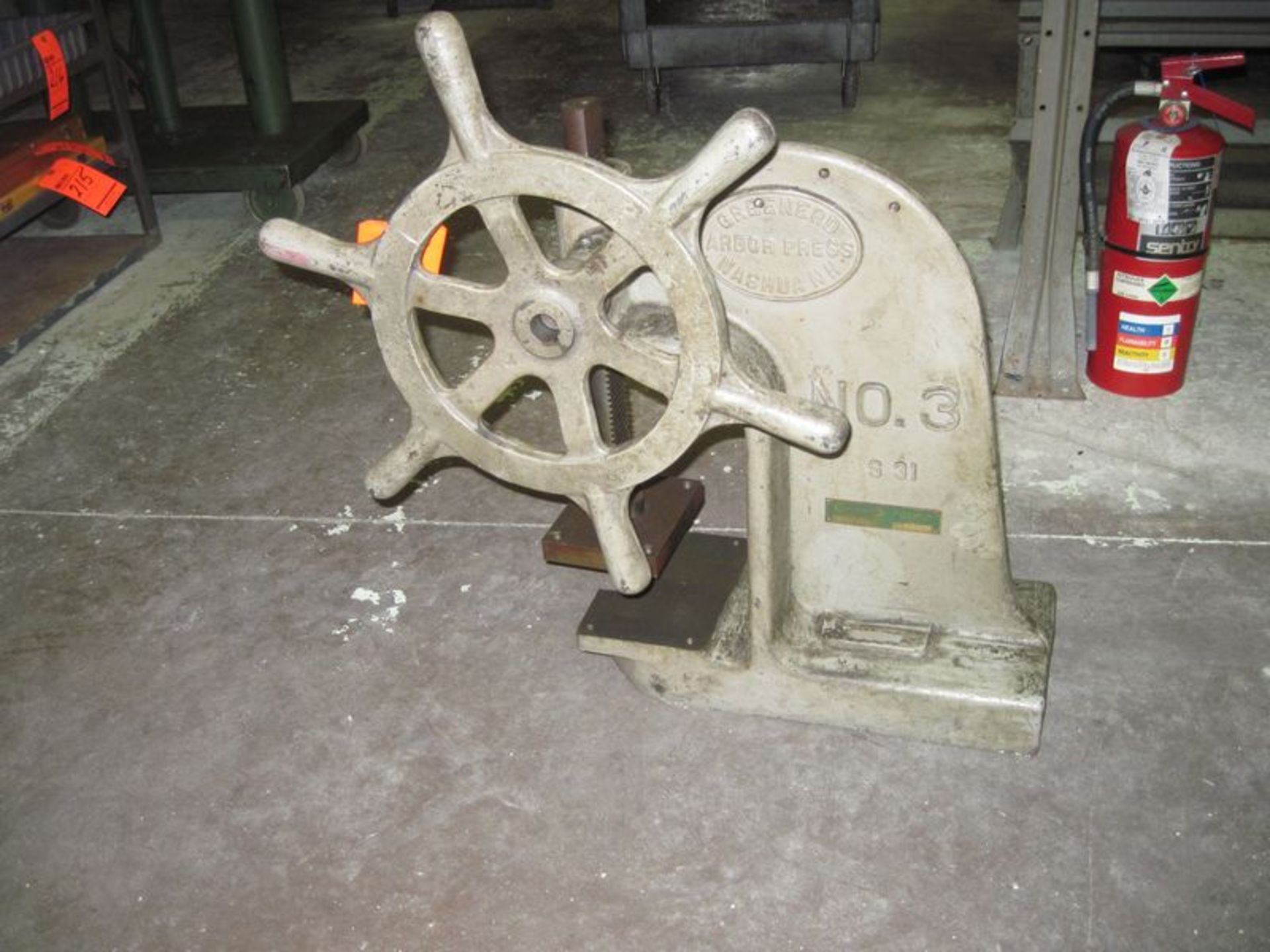 Greenerd No. 3 arbor press, bench type