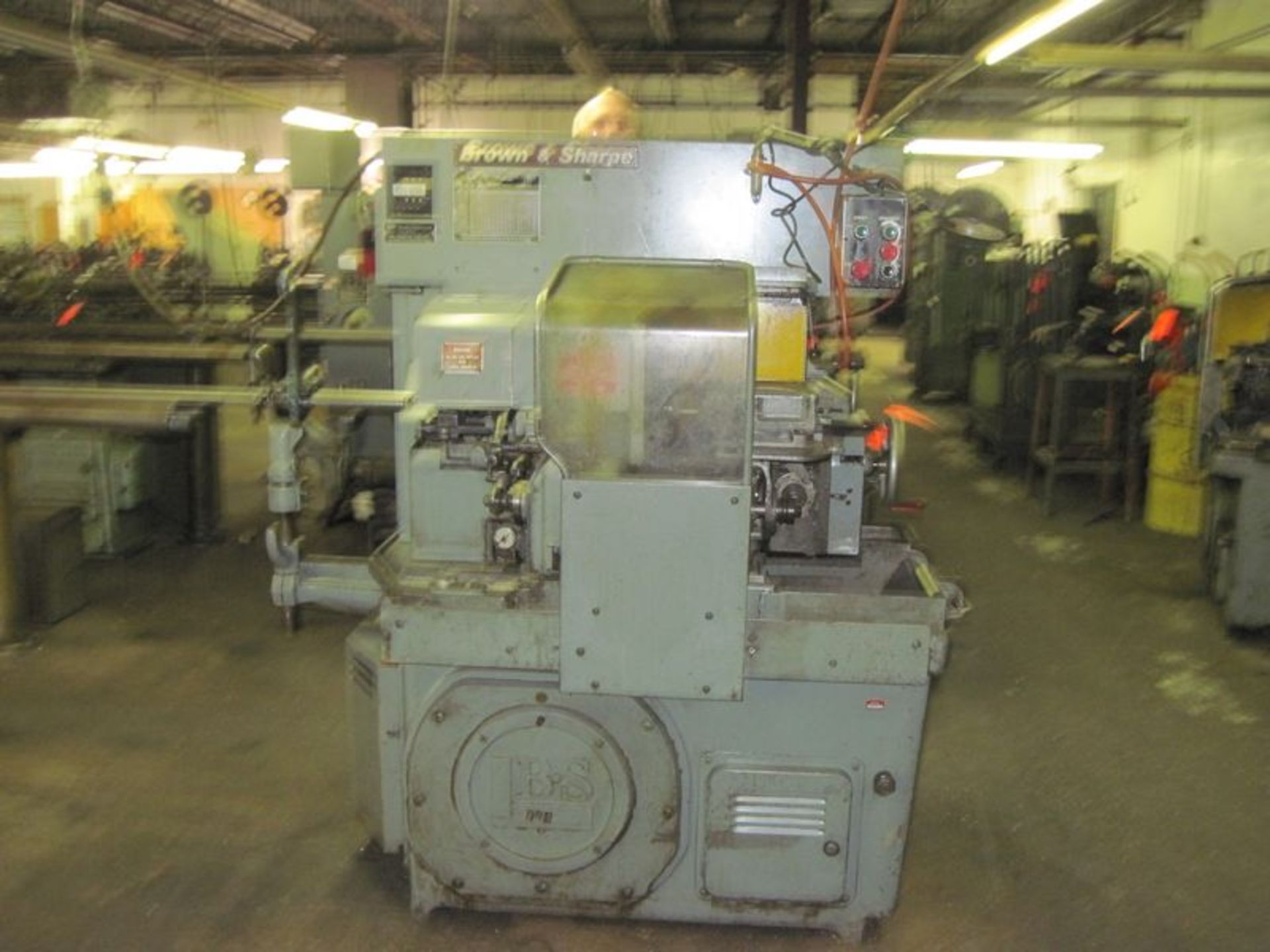 Brown & Sharpe automatic screw machine, M/N 00, S/N 542-00-8713, 3/4" cap, single vertical slide, - Image 2 of 2