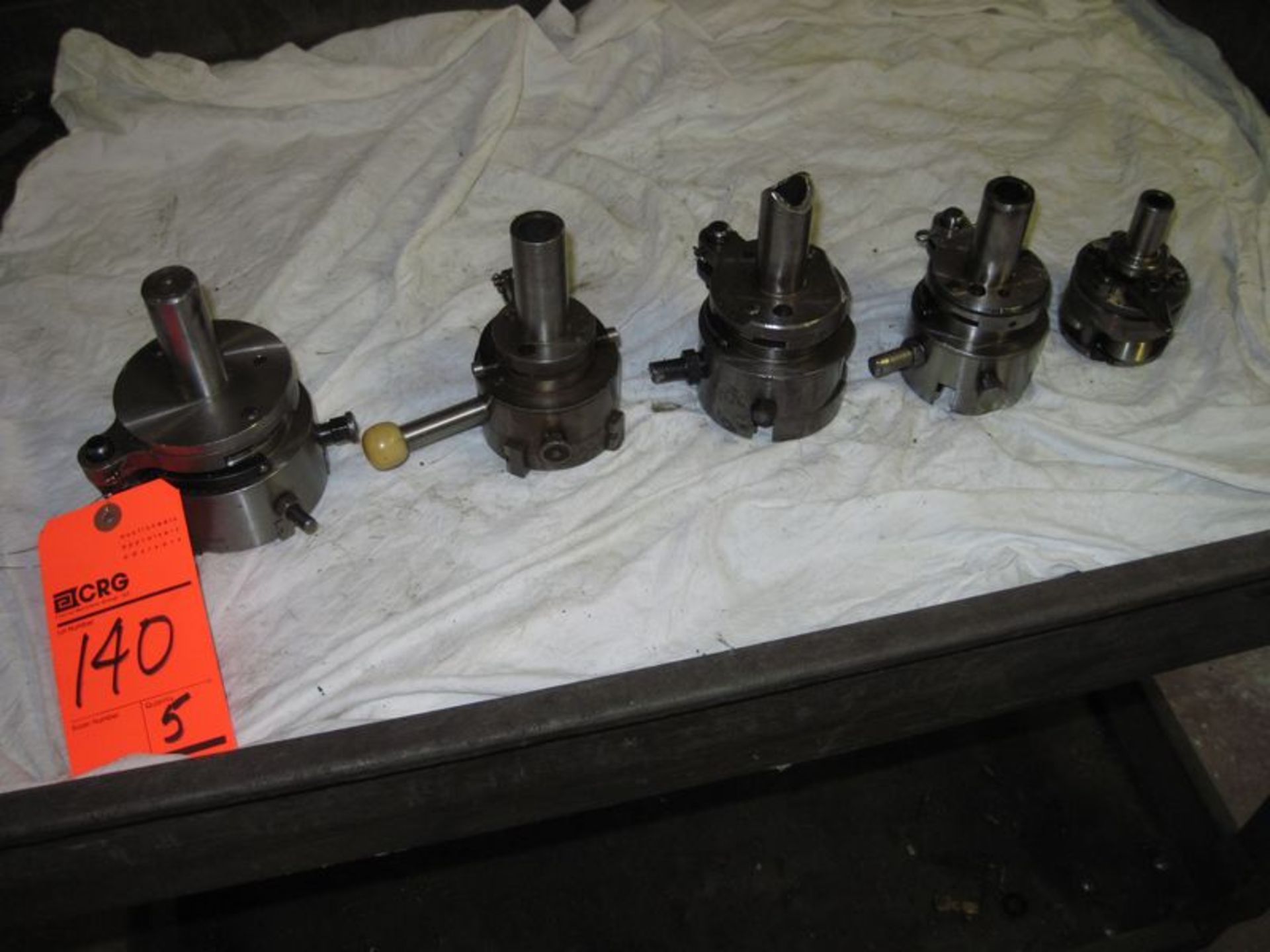 Lot (5) ass't metric threading heads