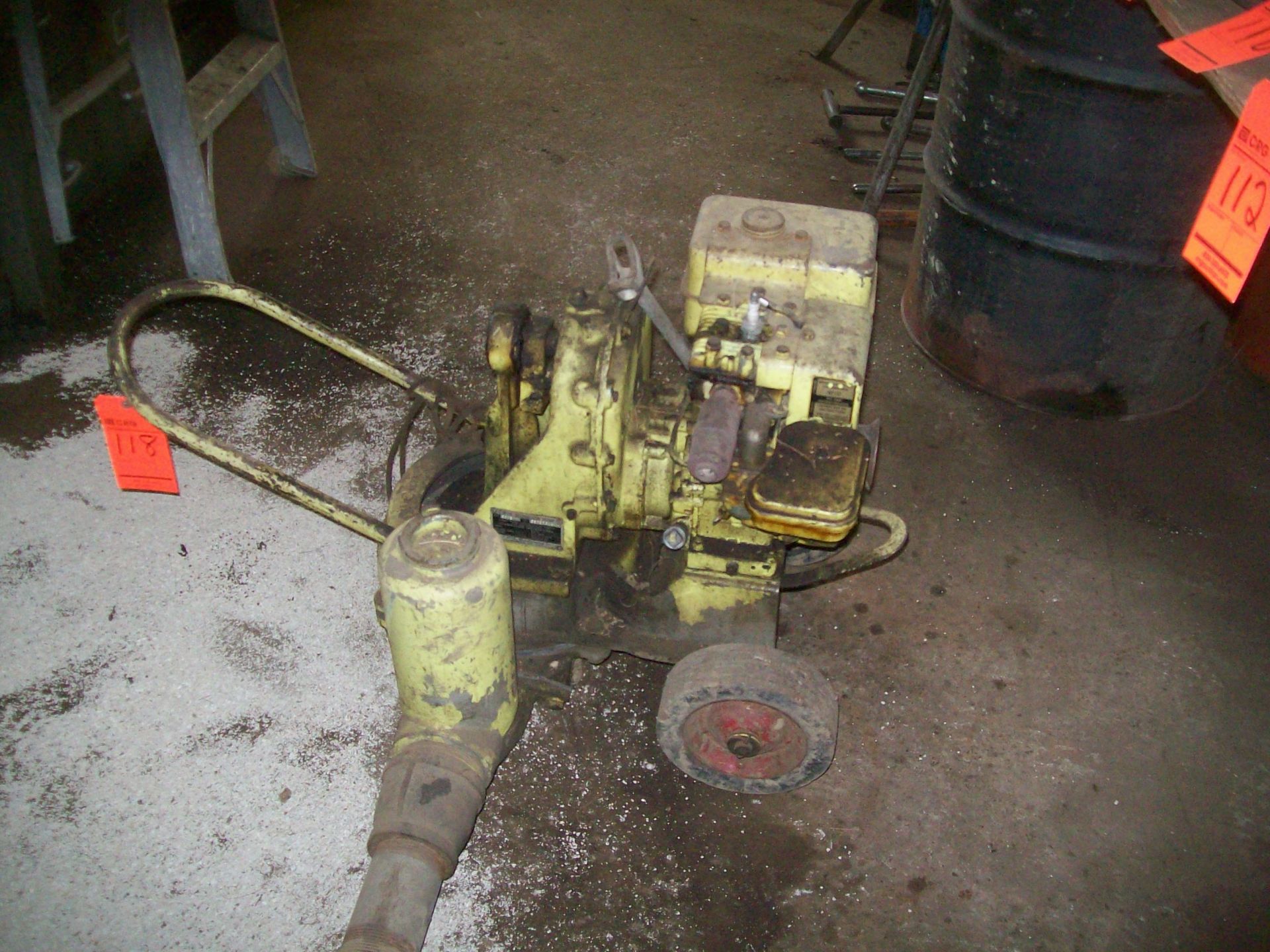 Lot includes C H&E gas powered mud pump, and (3) ass't mud pumps; (2) in Bream truck