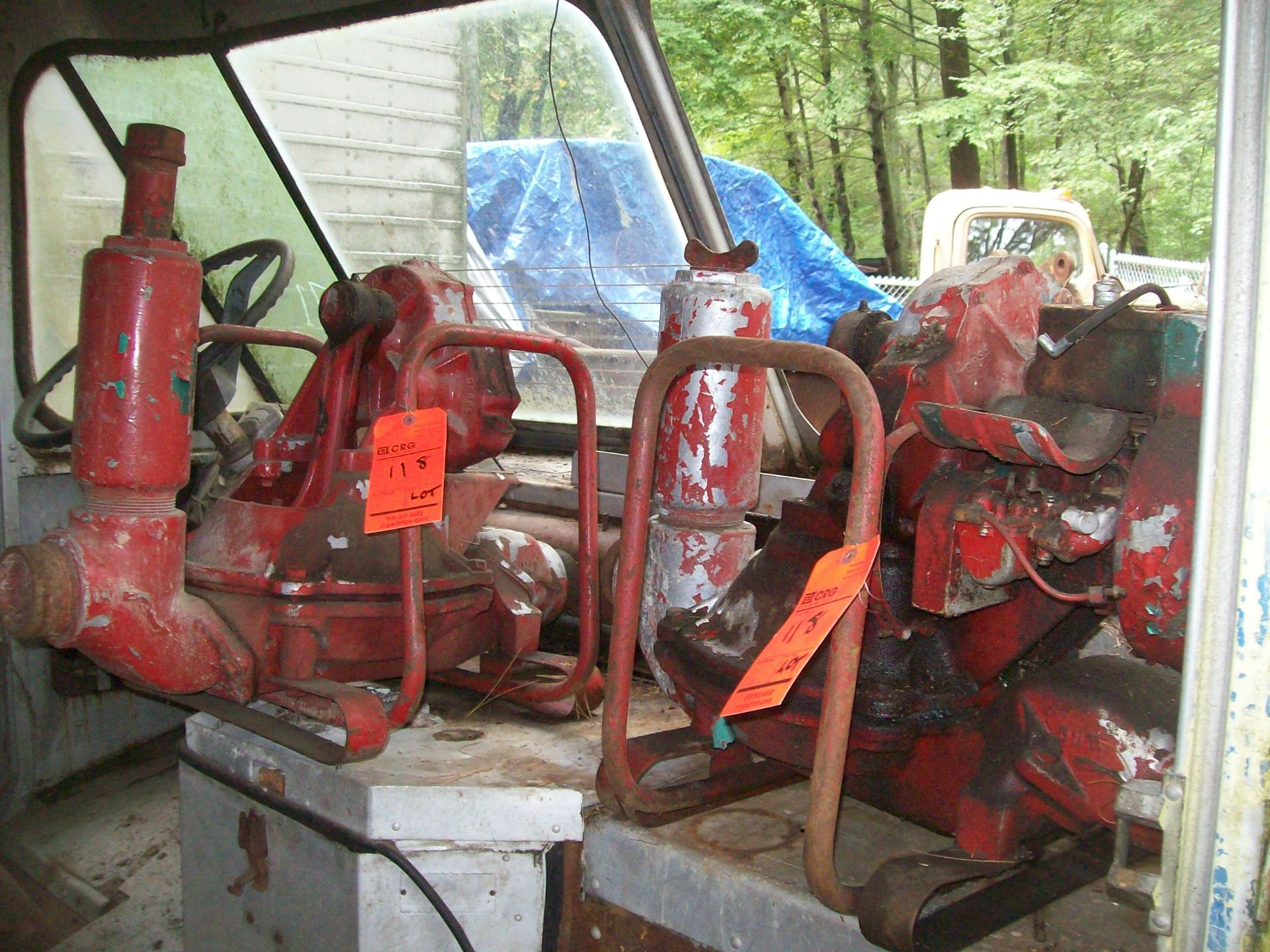 Lot includes C H&E gas powered mud pump, and (3) ass't mud pumps; (2) in Bream truck - Image 2 of 2