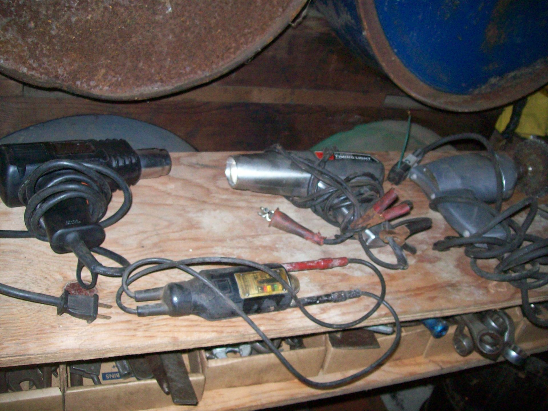 Lot ass't electric tools includes (1) Holmes heat blaster space heater, rechargeable spotlight, ( - Image 2 of 4