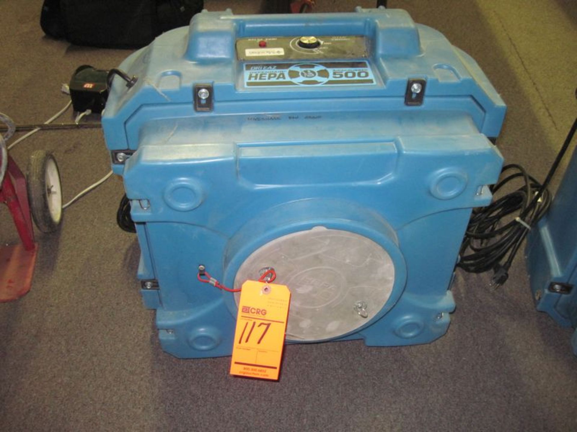 Drieaz Airscrubber 500, variable speed, with hepa filter