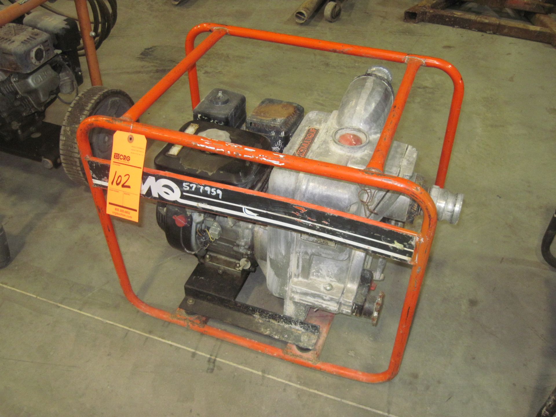 Multiquip QP-202TH 2X2 pump with Honda 5 1/2 HP motor