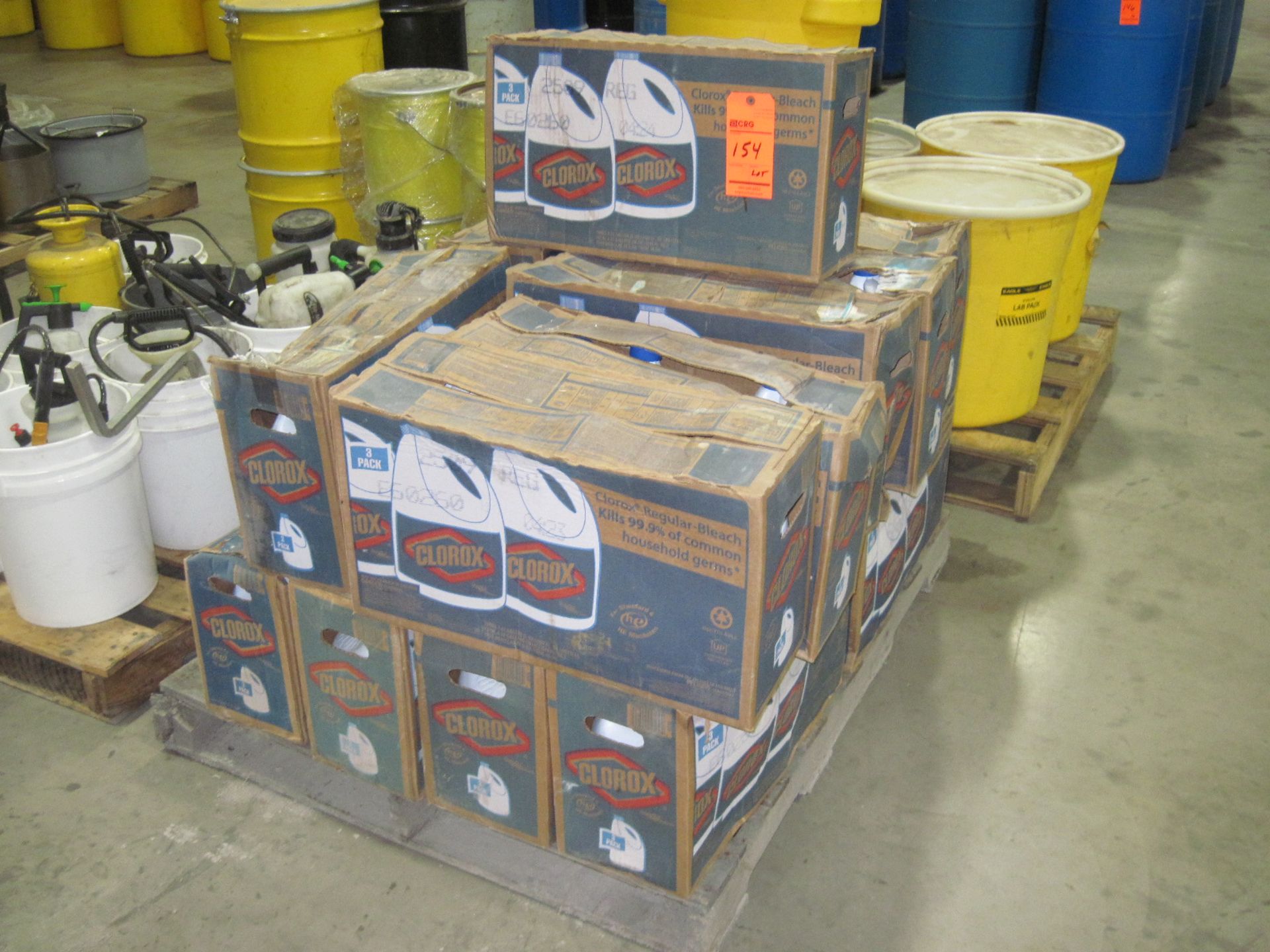 (16) boxes Clorox bleach