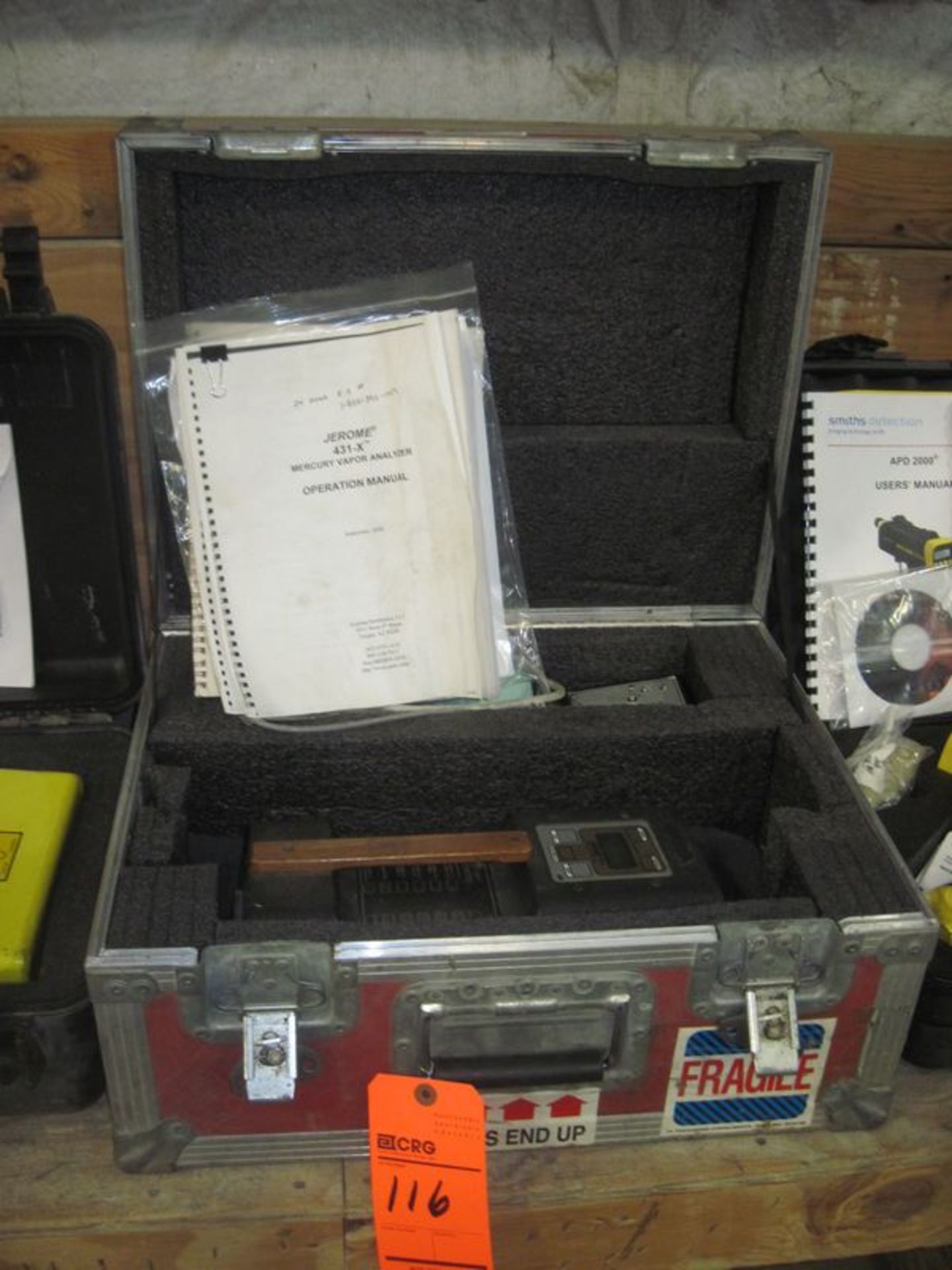 Jerome 431-X mercury vapor analyzer with case