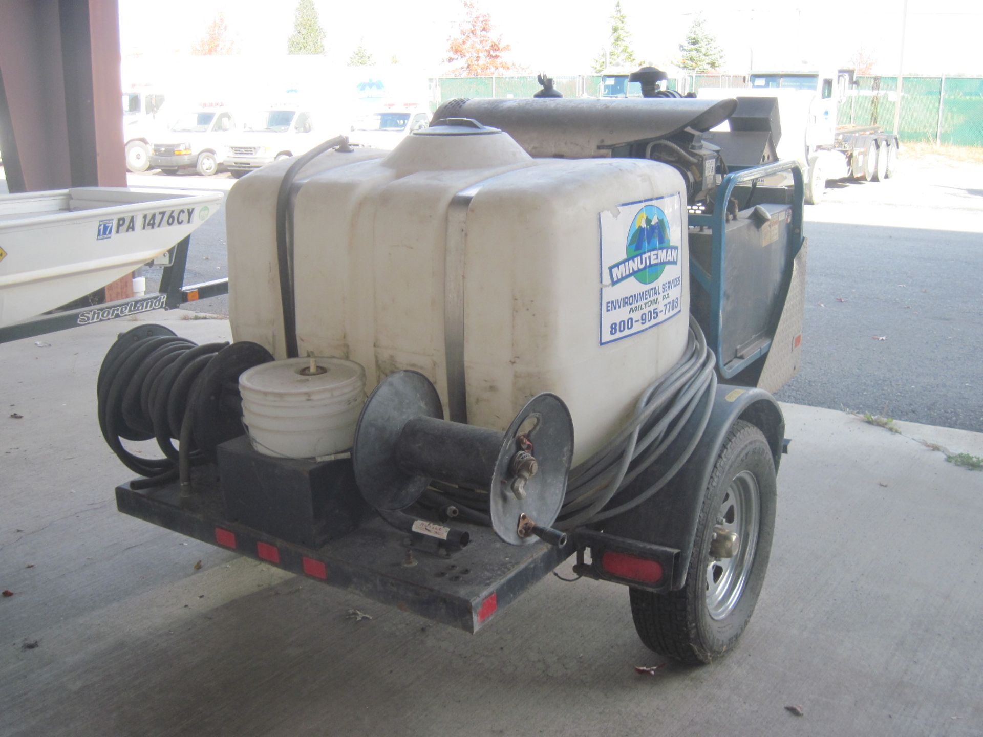 2011 Hydro Spray Pressure Washer, M/N 4357, S/N 1A9BU1010BA520051, diesel motor, mounted on tag-a- - Image 3 of 3