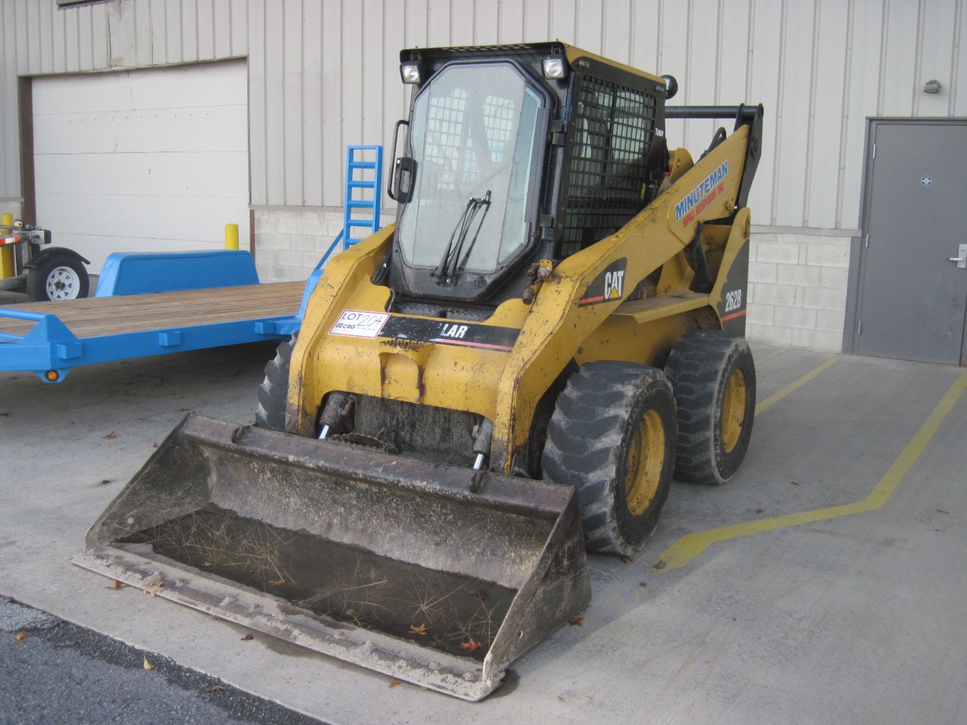 CAT skid steer loader, M/N 262B, VIN# CAT0262BVPDT01774, turbo diesel powered, enclosed cab,