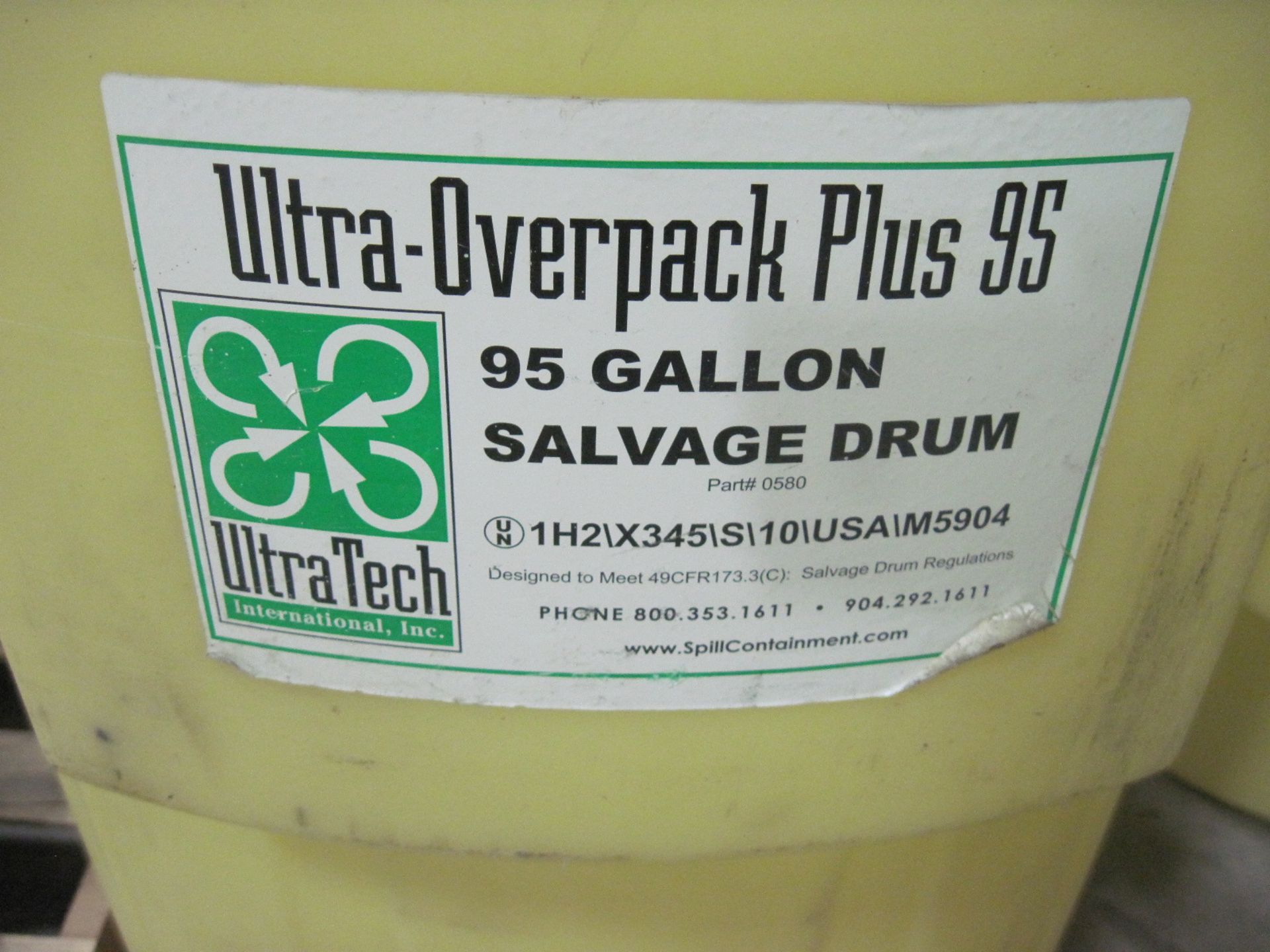 Lot (3) Ultra-Overpack 95 salvage drums - Image 2 of 2