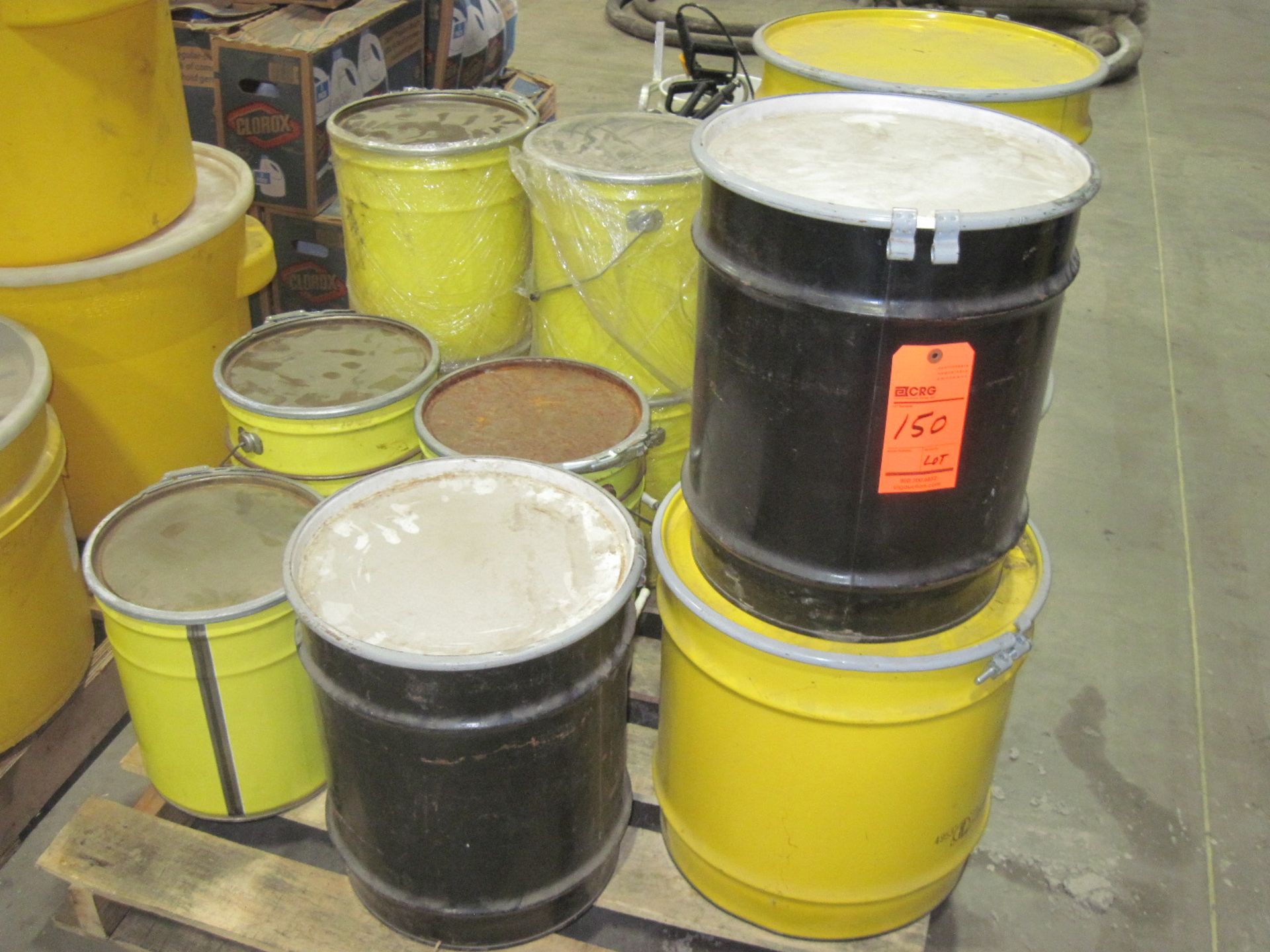 Lot ass't drums (5 Gallon - 20 Gallon capacity)