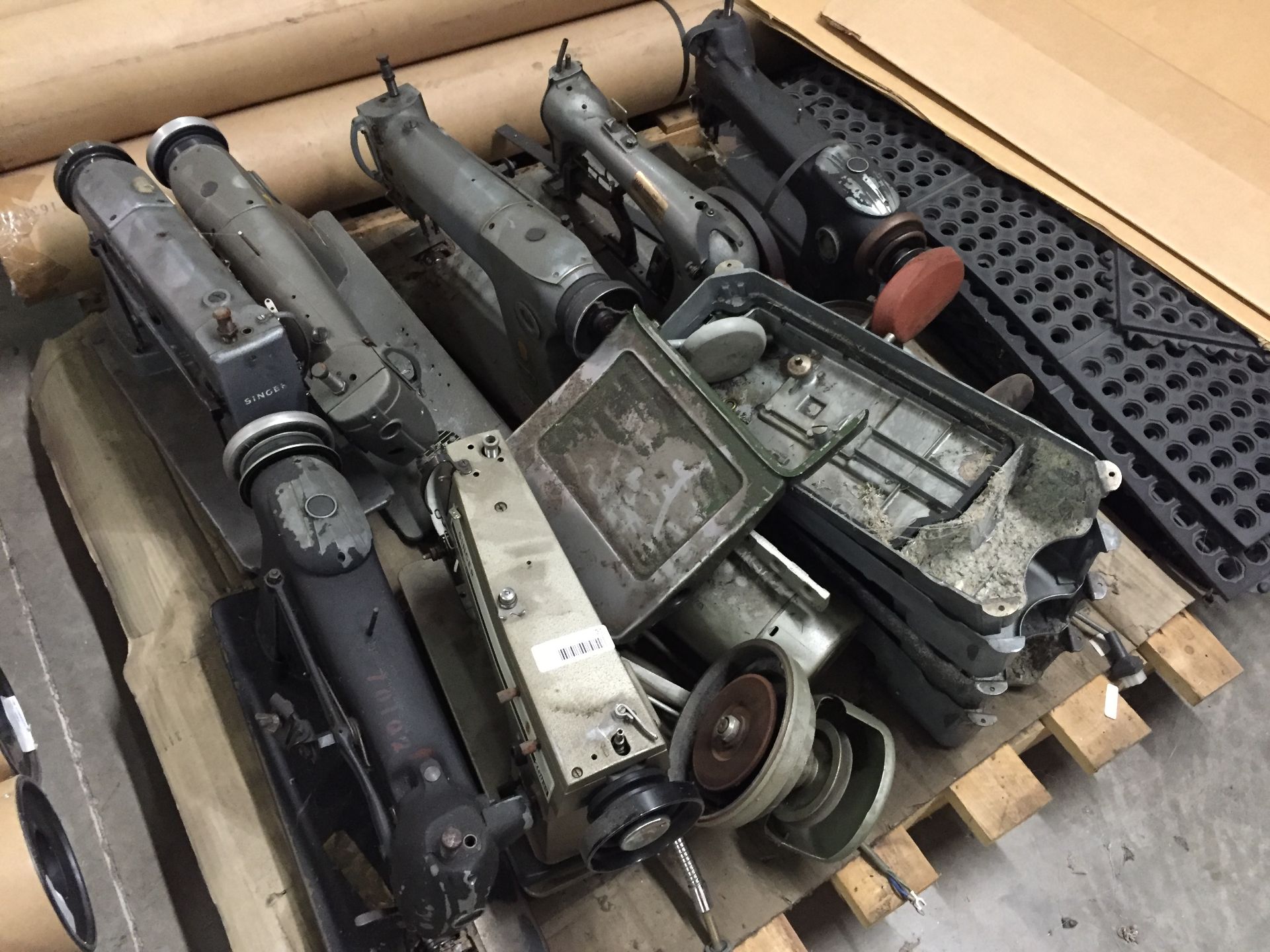 Lot of ass't Sewing Machine Parts and  Frames