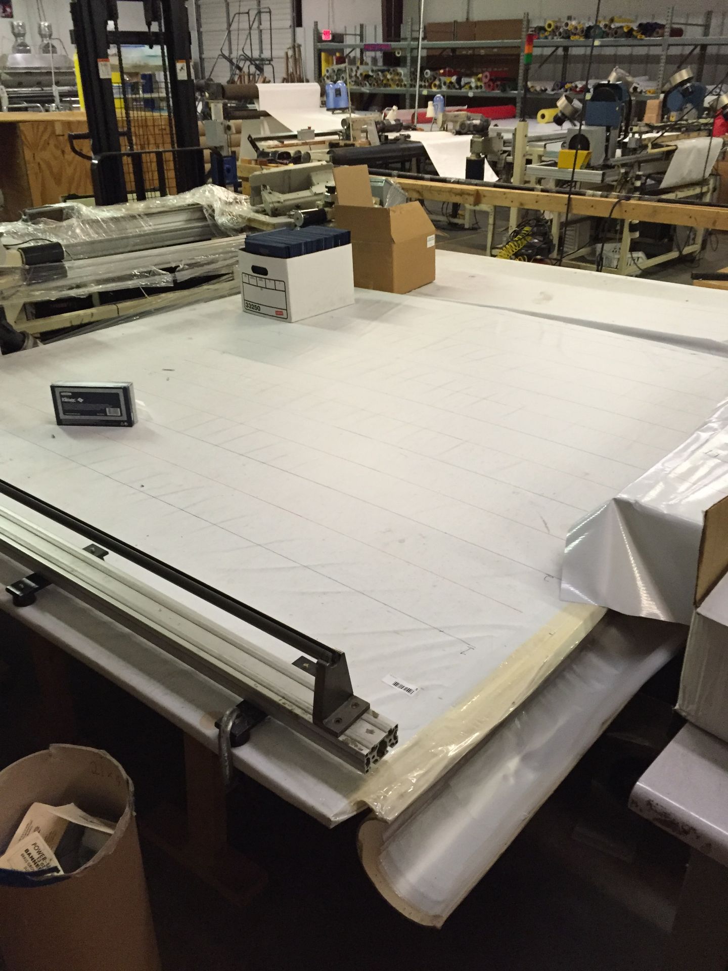 8' X 12' Cutting / Layout Table (contents not included)