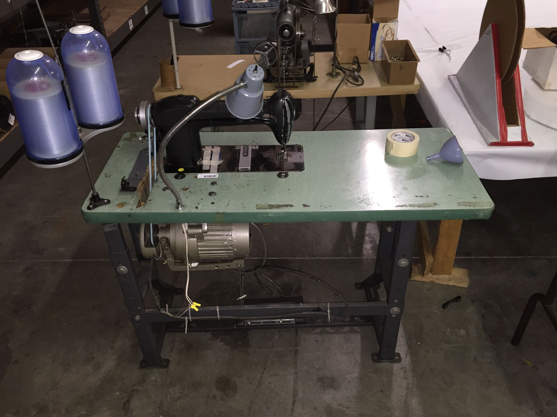 Commercial Singer Sewing Machine with Table