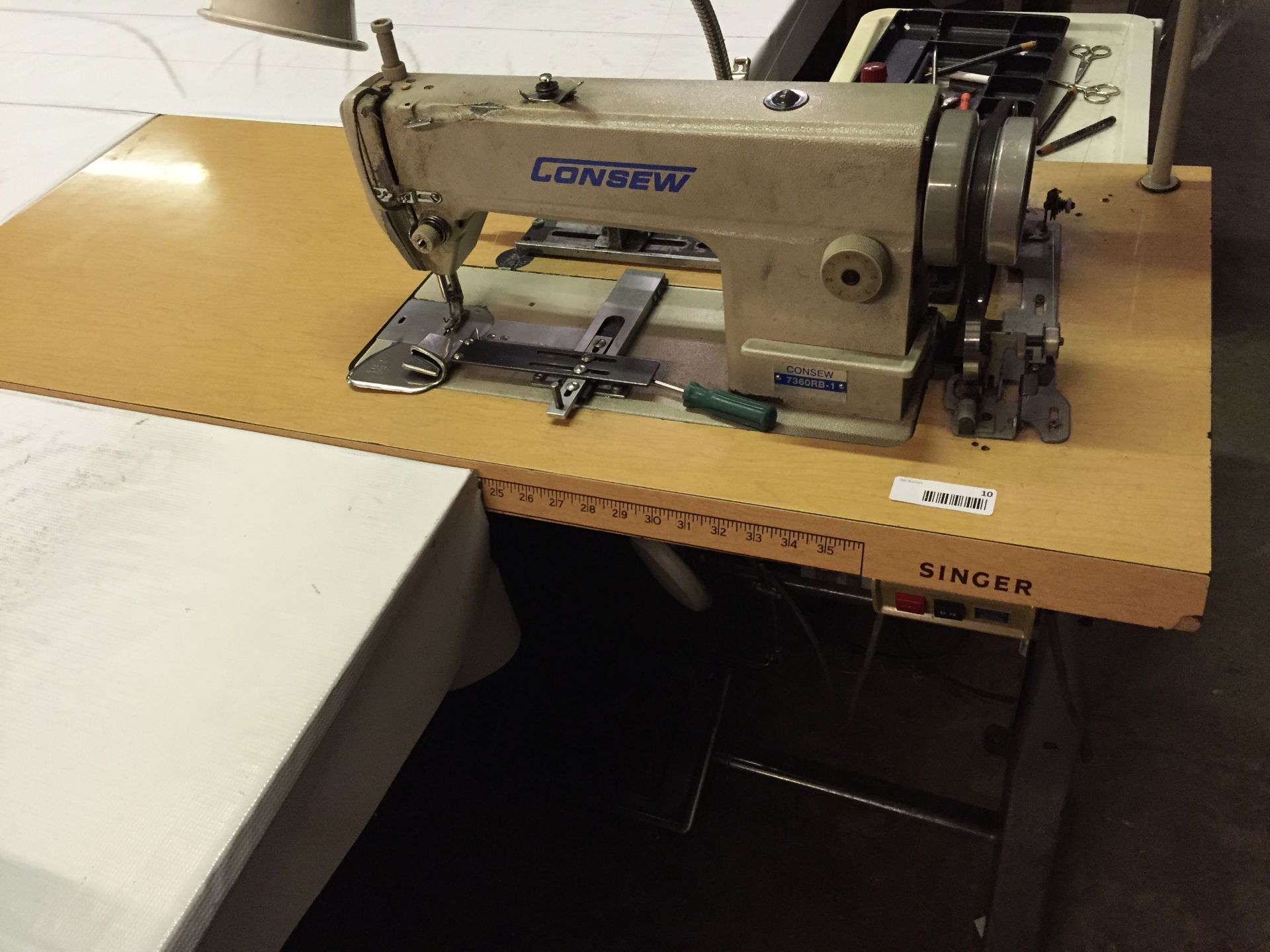 Consew Commercial Sewing Machine with Table, M/N 7360RB-1 - Image 2 of 7