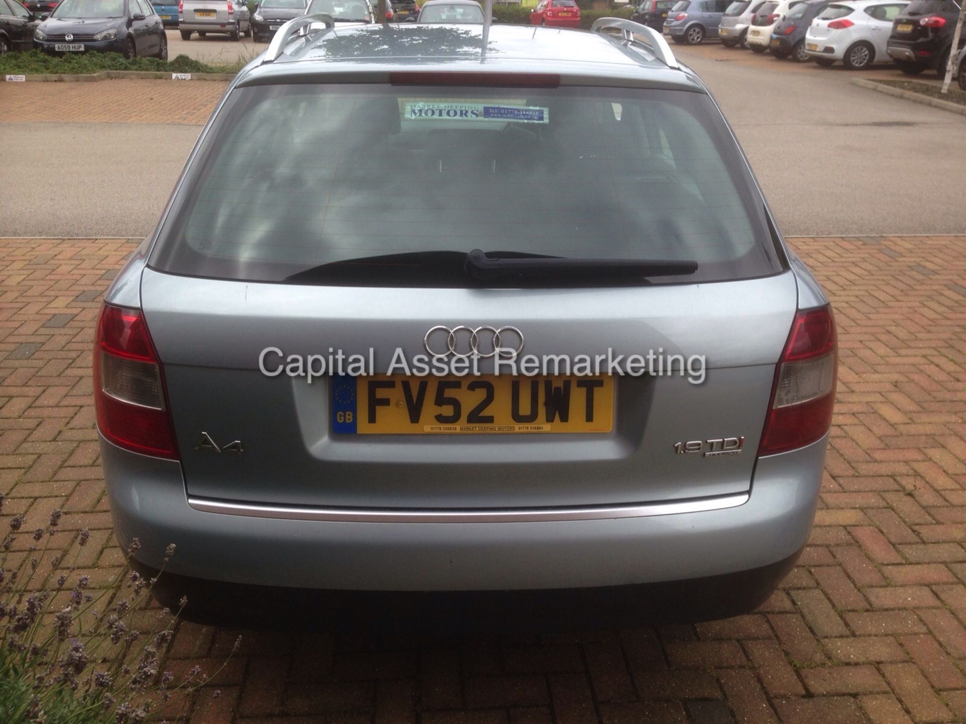 AUDI A4 'QUATTRO' ESTATE (2003 - 52 REG) 1.9 TDI - 6 SPEED  (NO VAT - SAVE 20%) - Image 4 of 7